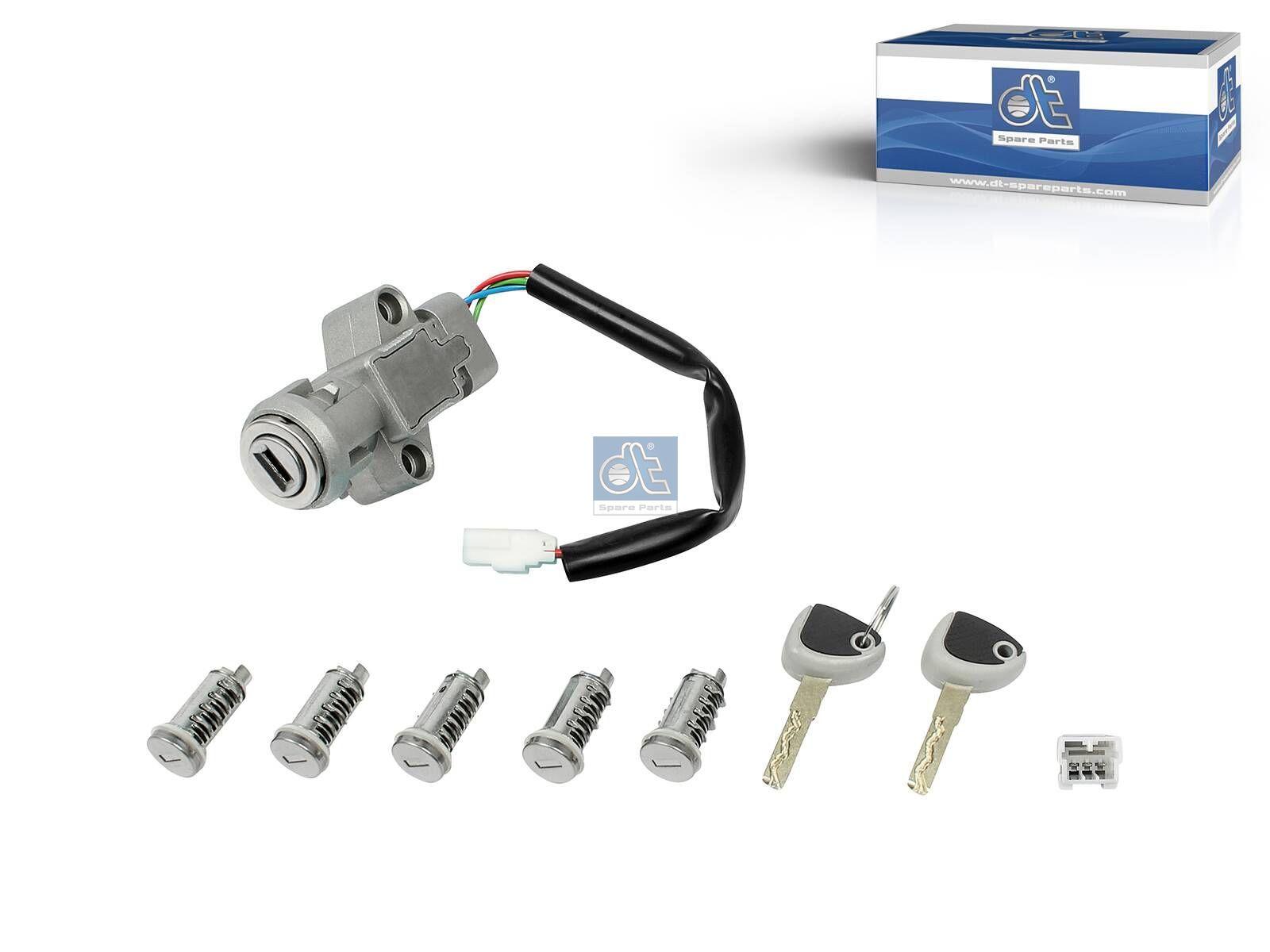 DT Spare Parts 7.78037 Zündschloss, mit Transponder, mit Schließzylindersatz passend für Iveco