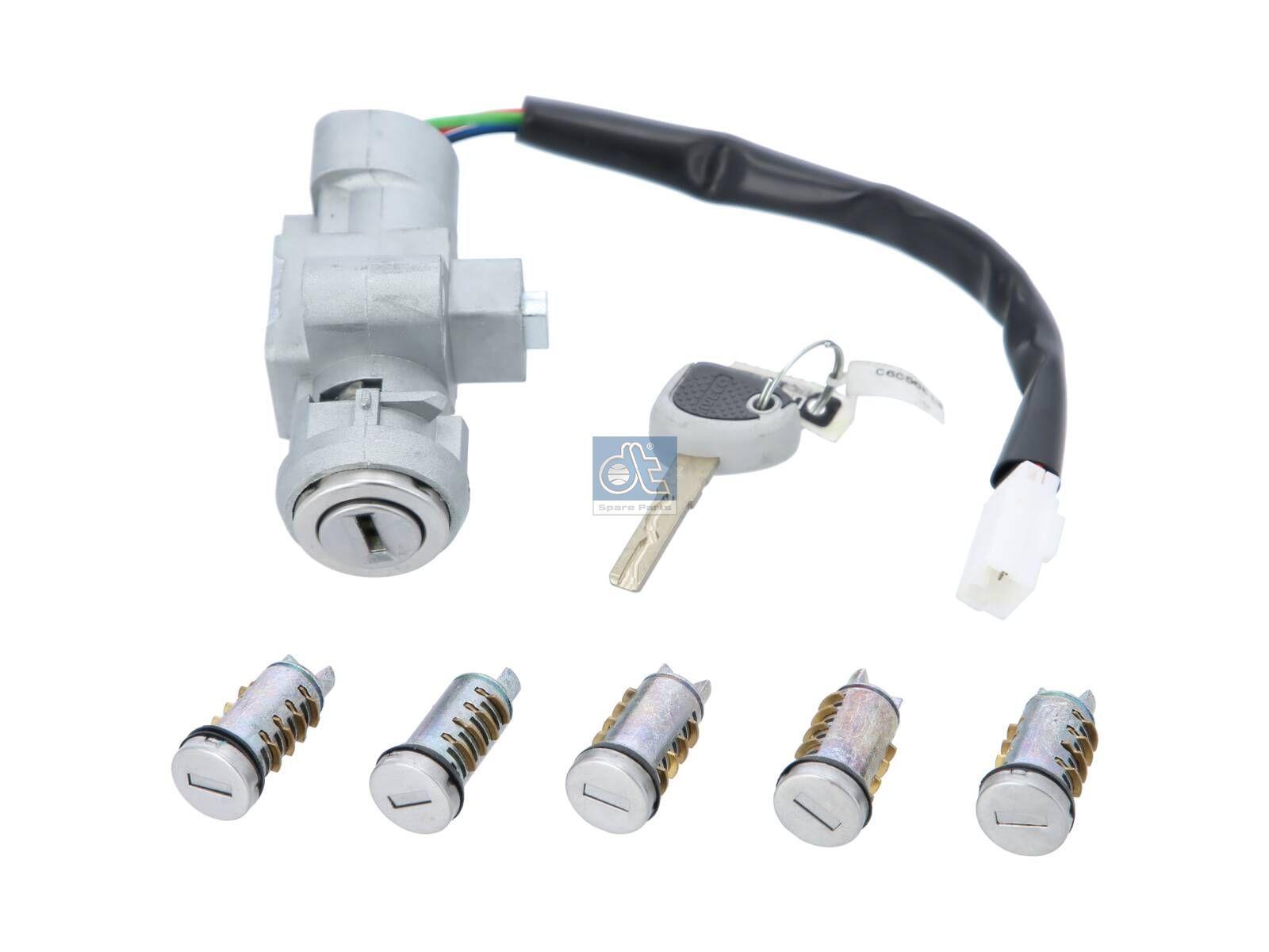 DT Spare Parts 7.78037SP Zündschloss, ohne Transponder, mit Schließzylindersatz passend für Iveco