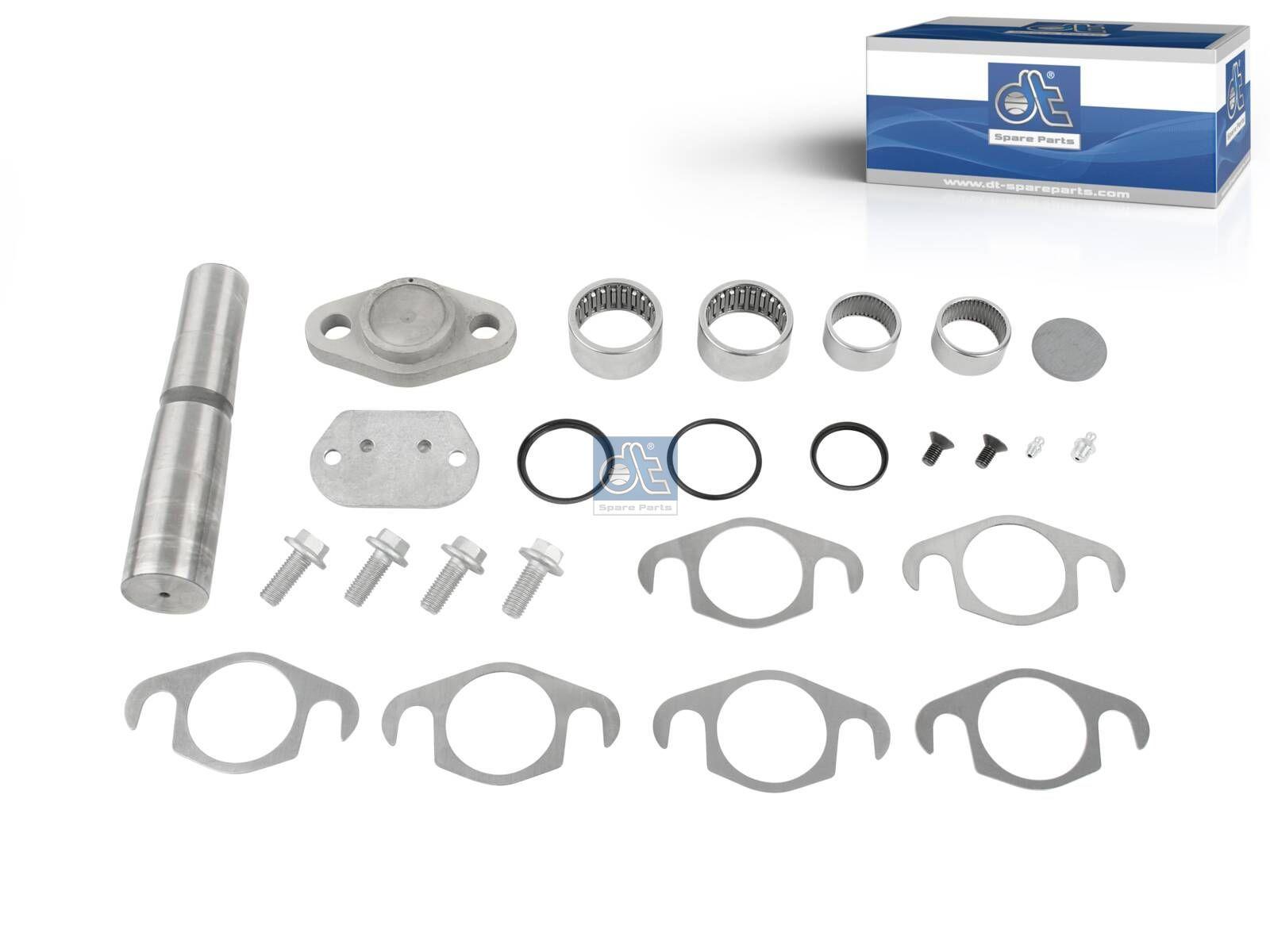 DT Spare Parts 7.92004 Achsschenkelbolzensatz, links, D1: 43 mm, D2: 35 mm, L: 199 mm passend für Iveco