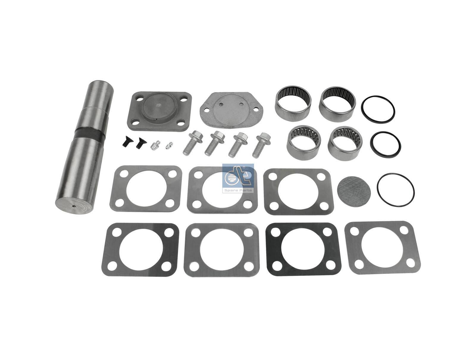 DT Spare Parts 7.92008 Achsschenkelbolzensatz, rechts, D1: 43 mm, D2: 53 mm, L: 224,5 mm passend für Iveco