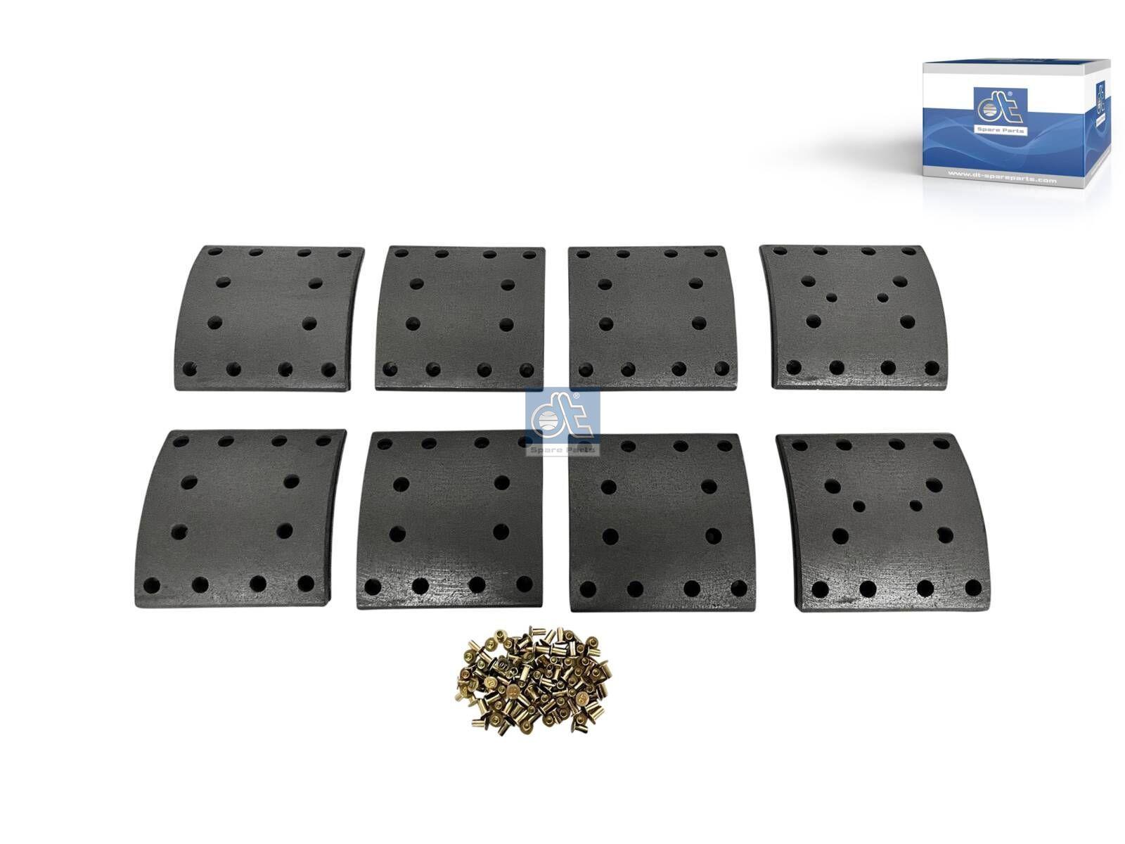 DT Spare Parts 7.92423 Trommelbremsbelagsatz passend für Iveco