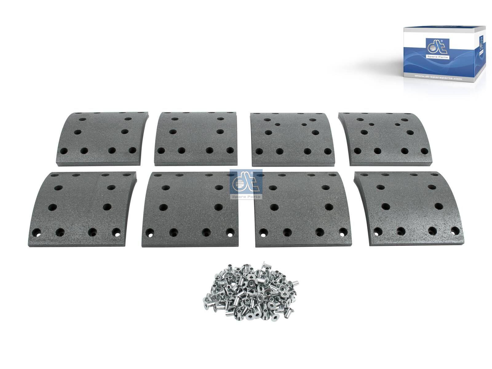DT Spare Parts 7.92425 Trommelbremsbelagsatz, W: 180 mm, S: 22 mm passend für Multimarken
