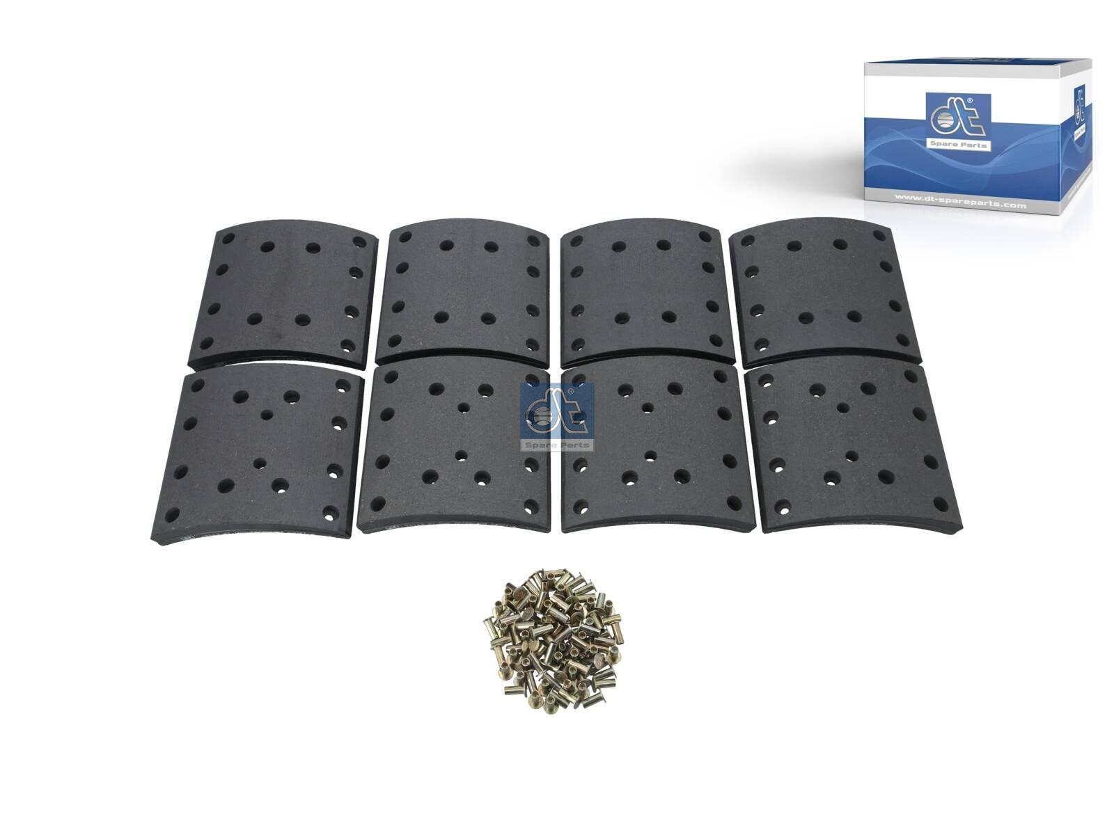 DT Spare Parts 7.92435 Trommelbremsbelagsatz, W: 200 mm, S: 21 mm passend für Iveco
