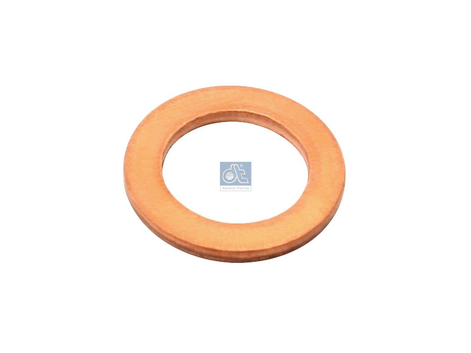 DT Spare Parts 9.01070 Kupferdichtring, d: 6 mm, D: 10 mm, S: 1 mm passend für Multimarken