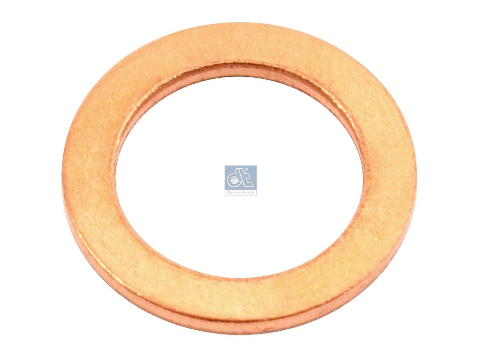 DT Spare Parts 9.01100 Kupferdichtring, d: 12 mm, D: 18 mm, S: 1,5 mm passend für Multimarken