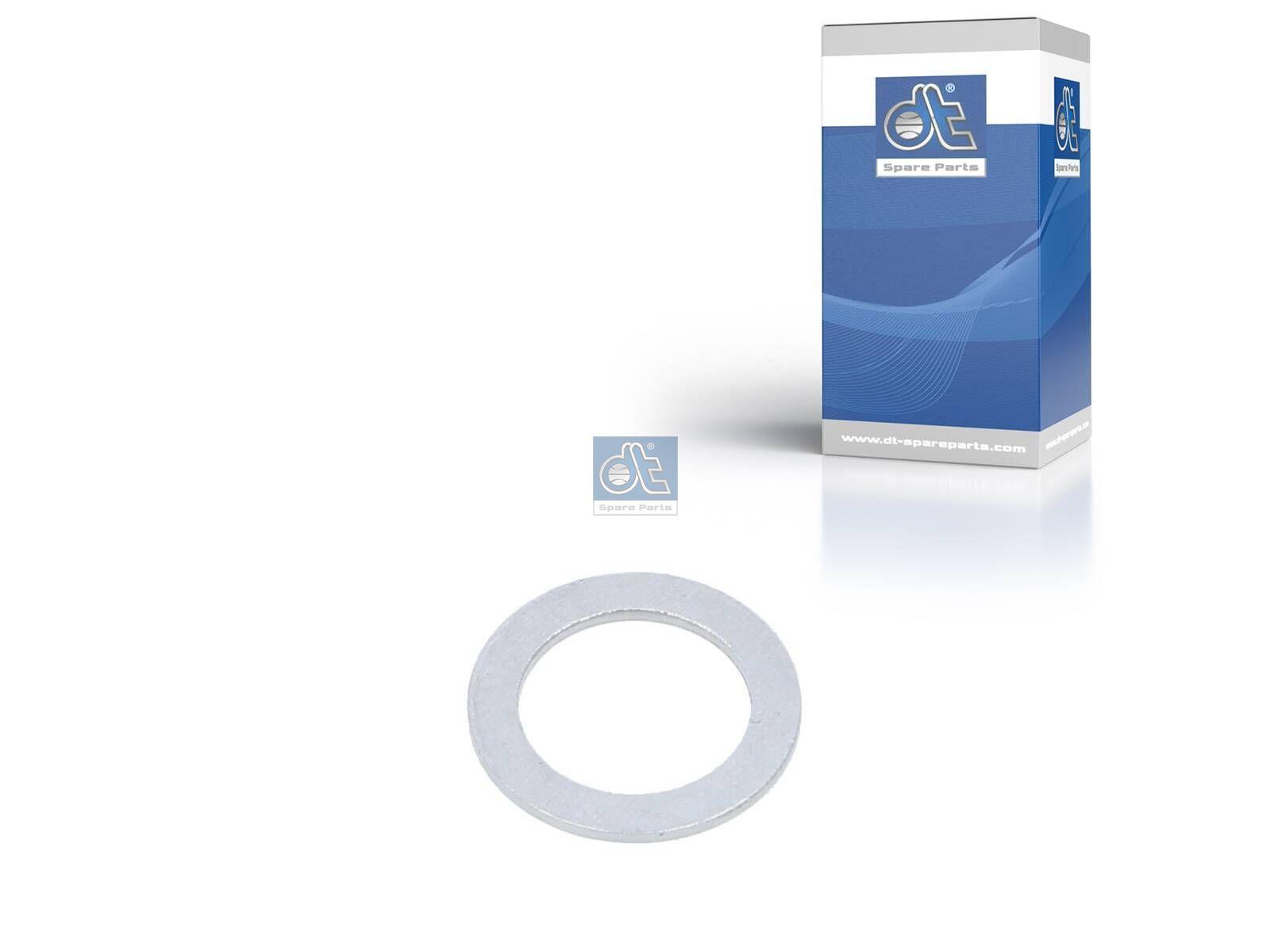 DT Spare Parts 9.01442 Aluminiumdichtring, d: 10 mm, D: 15 mm, S: 1 mm passend für Scania