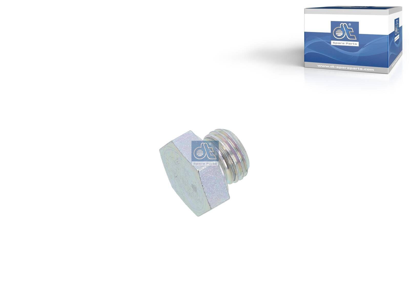 DT Spare Parts 9.03001 Verschlussschraube, M14 x 1,5, SW: 19, L: 15,5 mm passend für Multimarken