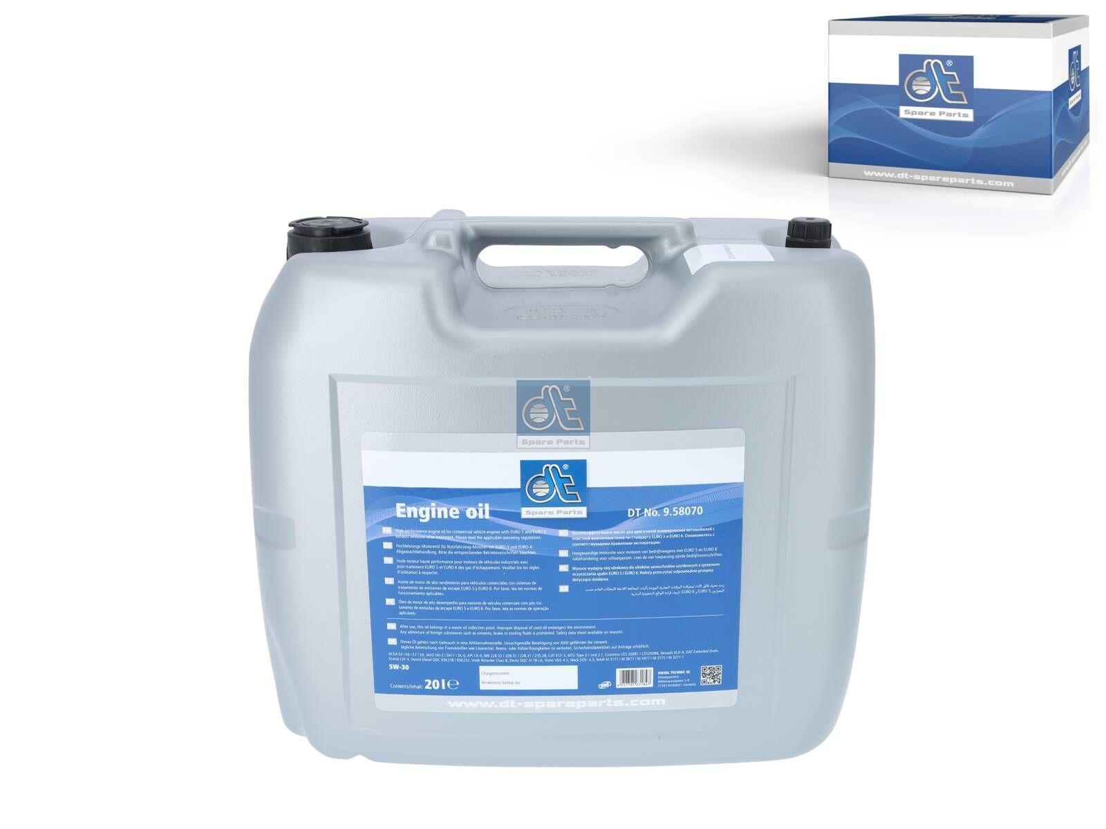 DT Spare Parts 9.58070 Motoröl, 20 l passend für Multimarken