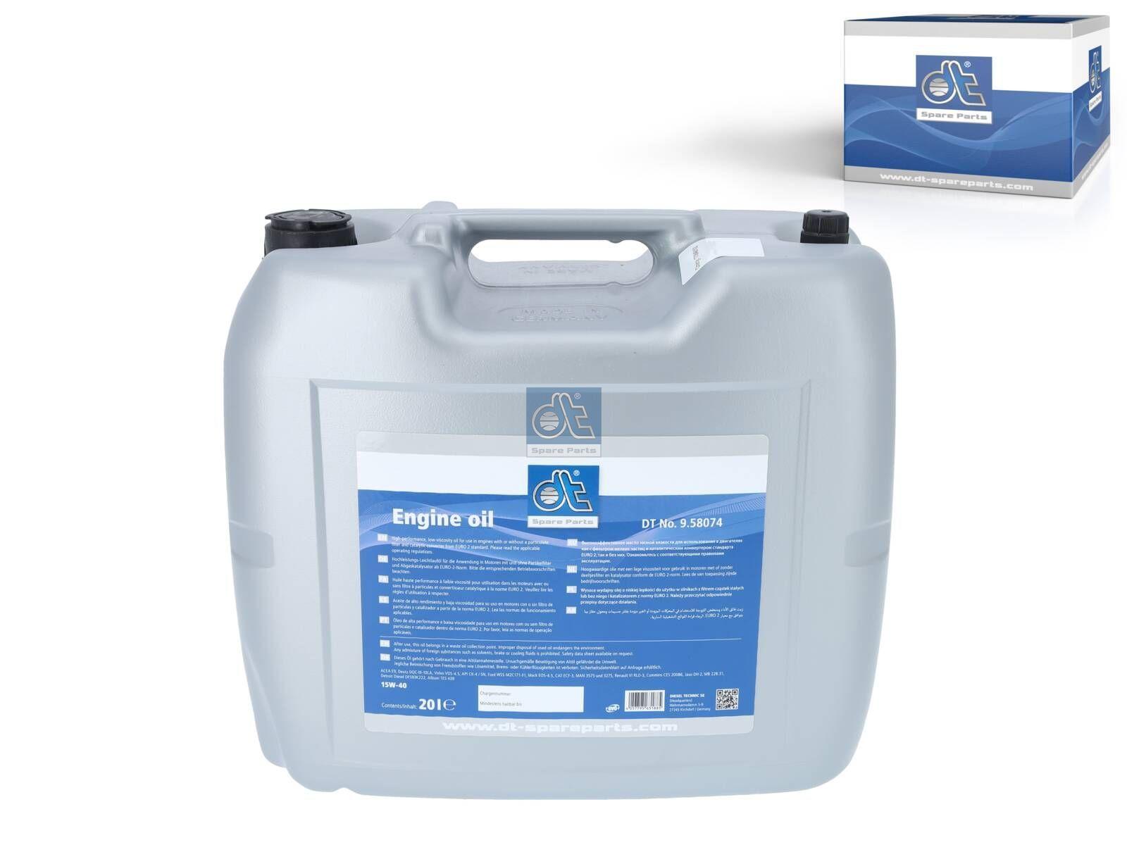 DT Spare Parts 9.58074 Motoröl, 20 l passend für Multimarken