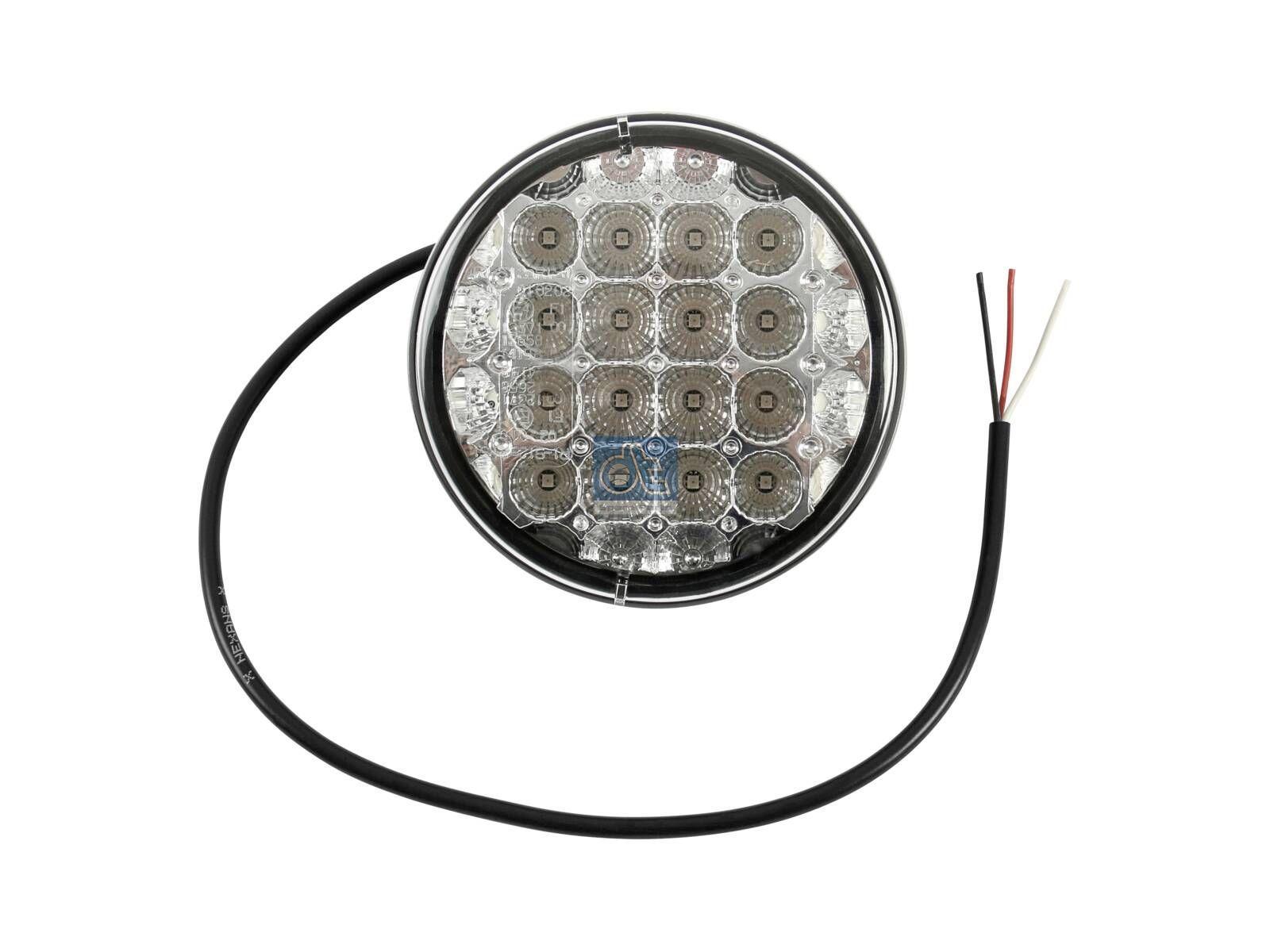 DT Spare Parts 9.69080 Rückleuchte, weiß, 12/24 V, LED passend für Multimarken