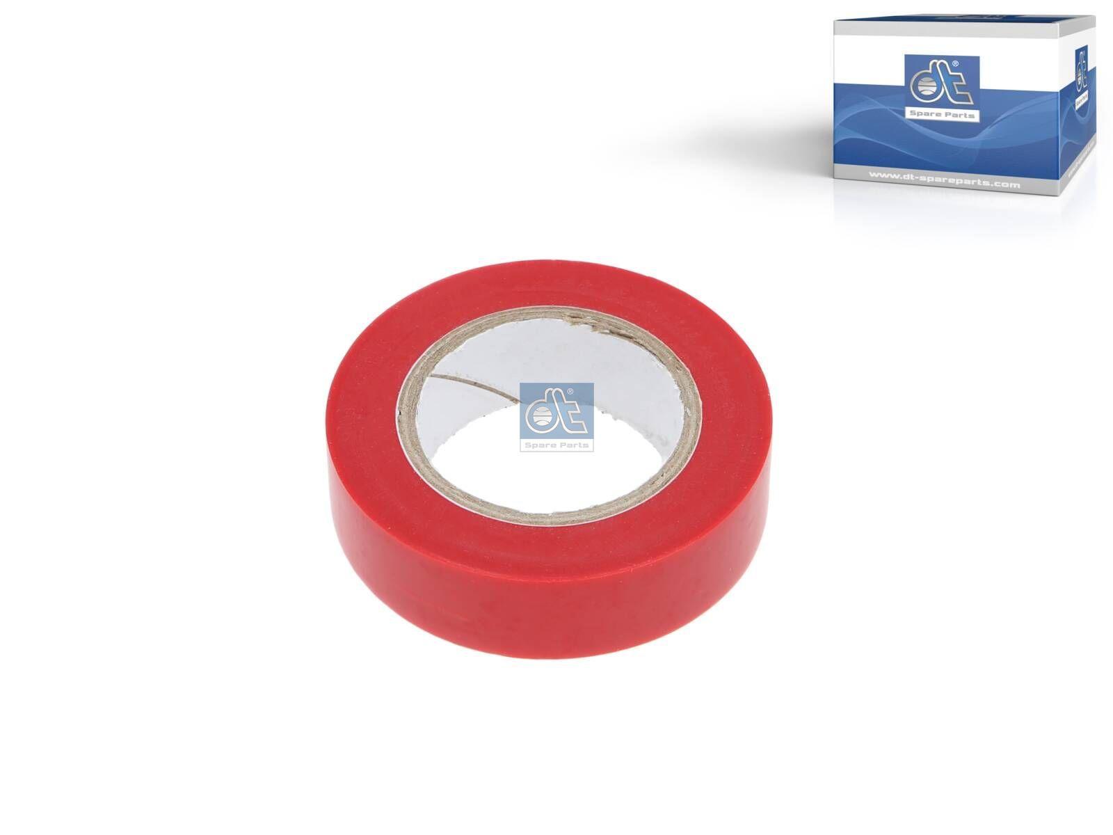 DT Spare Parts 9.69363 Isolierband, rot, L: 10 m, W: 15 mm passend für Multimarken