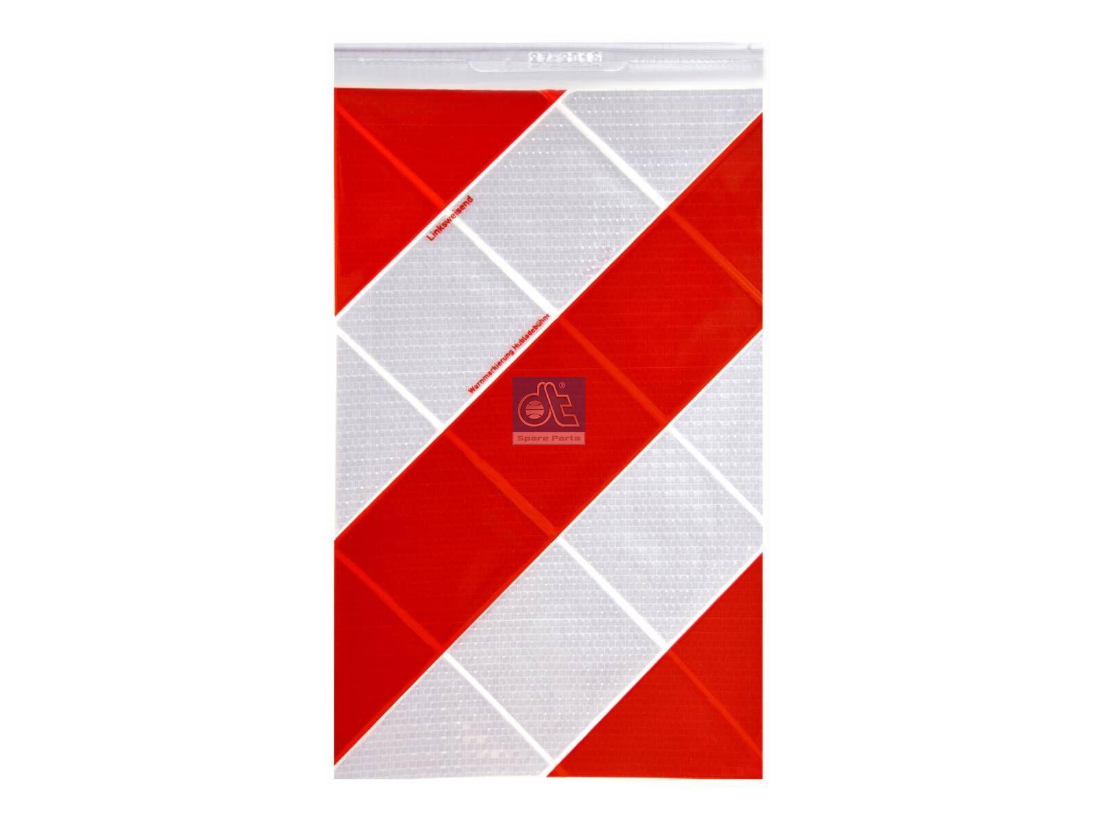 DT Spare Parts 9.69407 Warnmarkierung, Hubladebühne, W: 250 mm, H: 400 mm passend für Multimarken