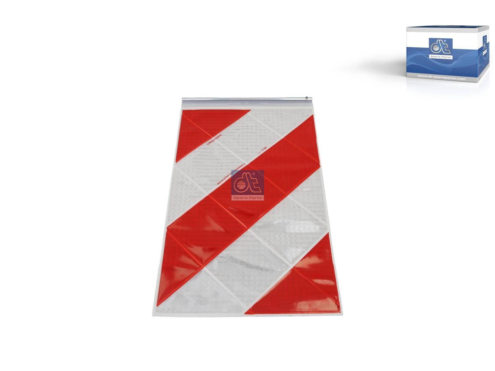DT Spare Parts 9.69409 Warnmarkierung, Hubladebühne, W: 250 mm, H: 400 mm passend für Multimarken