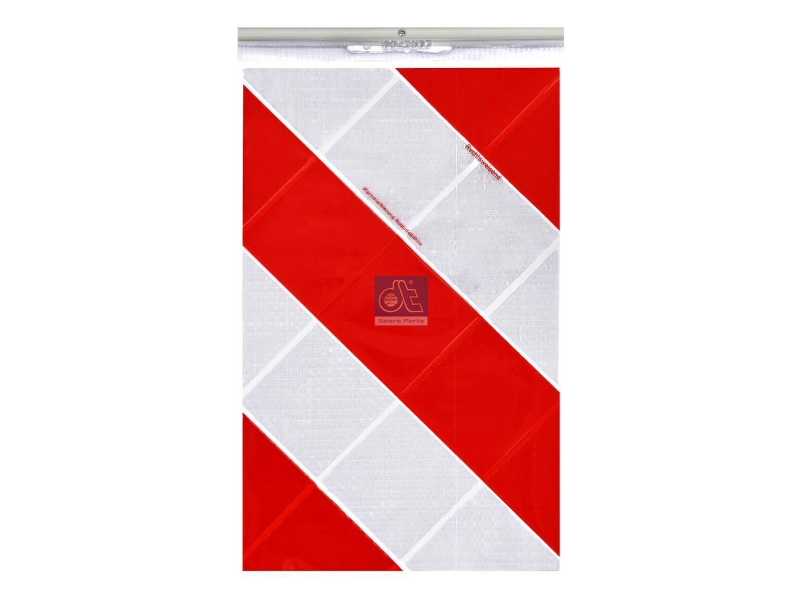 DT Spare Parts 9.69413 Warnmarkierung, Hubladebühne, W: 250 mm, H: 400 mm passend für Multimarken