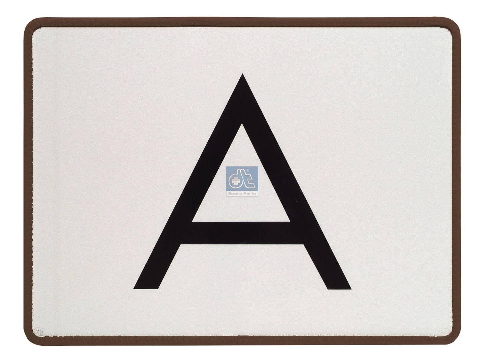 DT Spare Parts 9.69416 Warnmarkierung, W: 400 mm, H: 300 mm passend für Multimarken