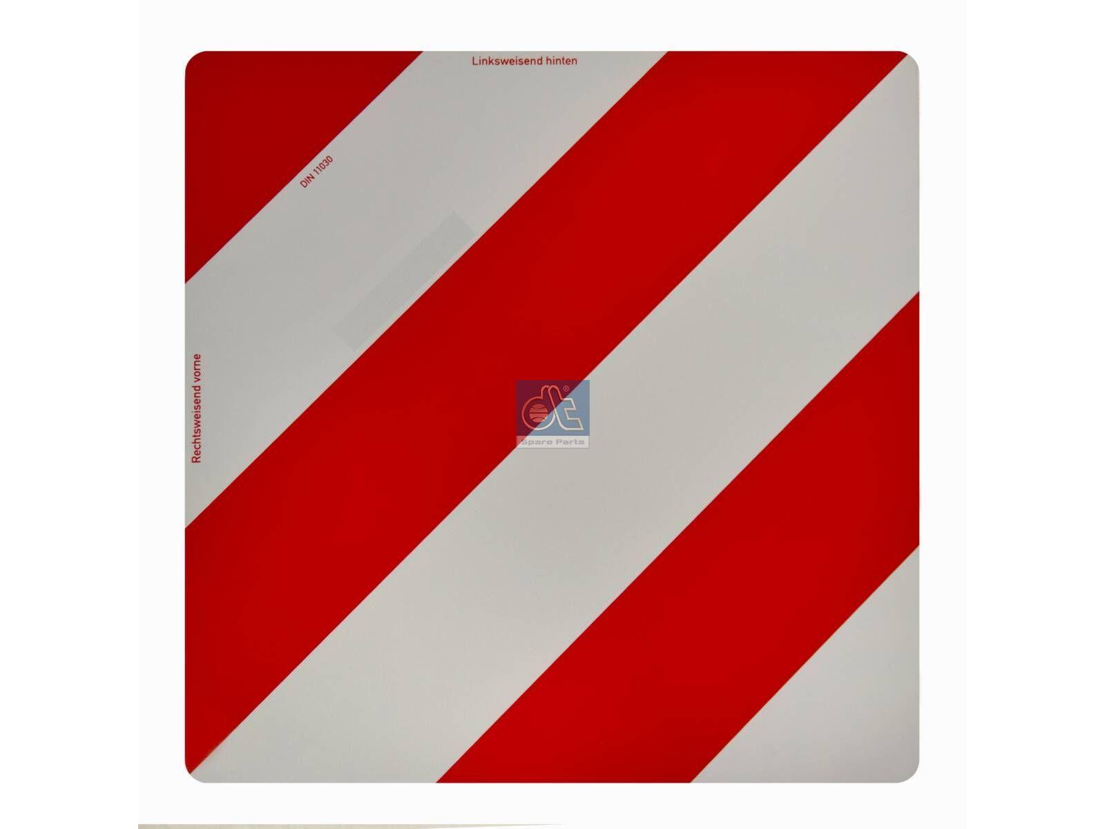 DT Spare Parts 9.69420 Warnmarkierung, selbstklebend, W: 423 mm, H: 423 mm passend für Multimarken