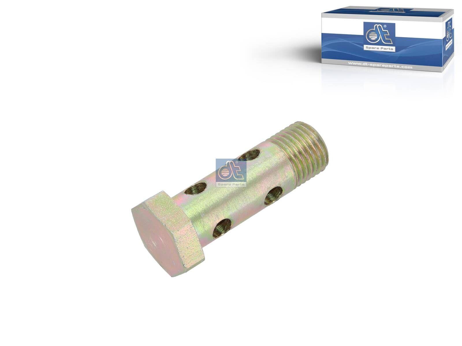 DT Spare Parts 9.75003 Doppelhohlschraube, M14 x 1,5, LTh: 11 mm, L: 42 mm passend für Mercedes-Benz