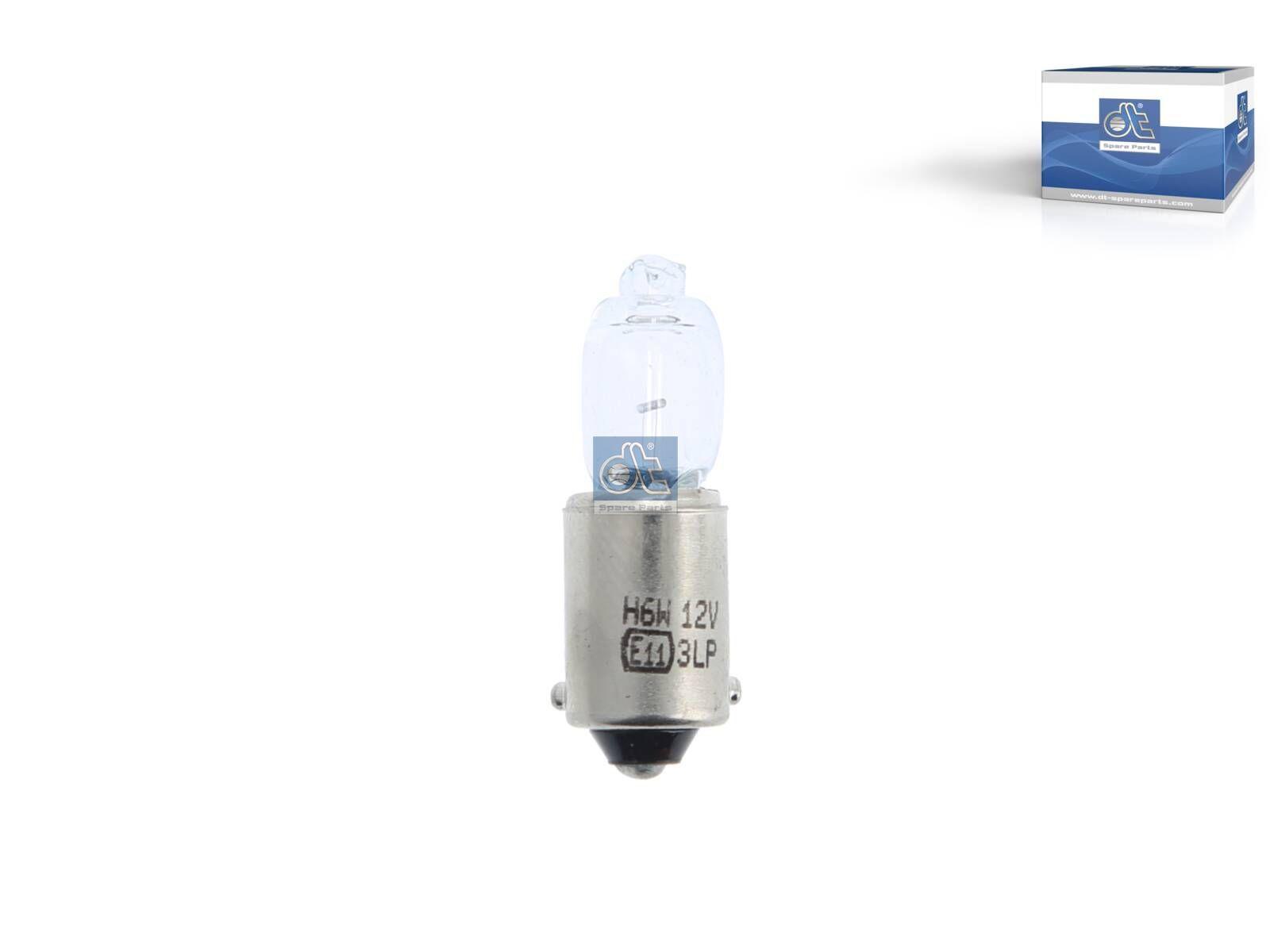 DT Spare Parts 9.78120 Glühlampe, 12 V, H6W, 6 W passend für Multimarken