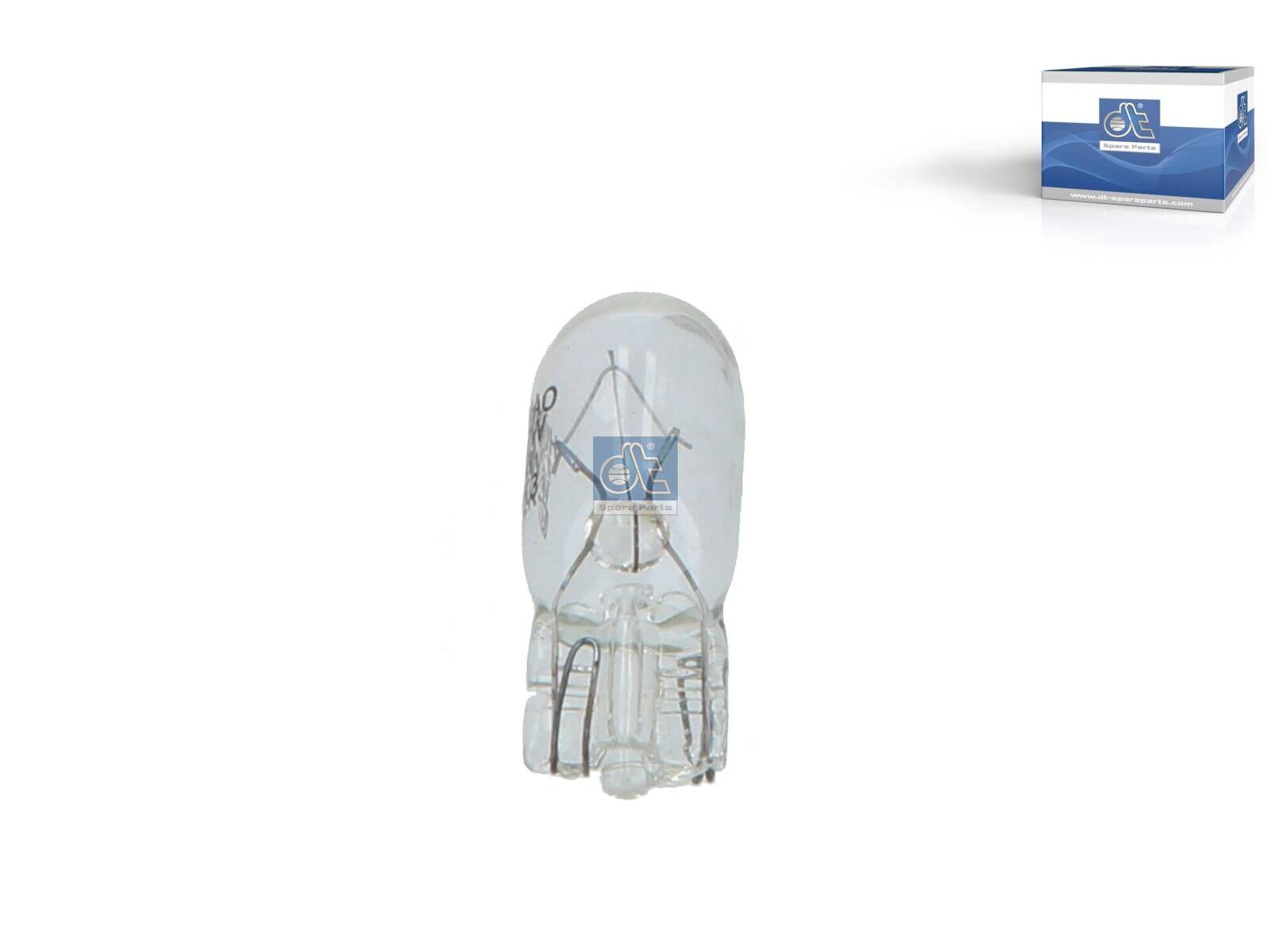 DT Spare Parts 9.78139 Glühlampe, 12 V, 5 W passend für Multimarken
