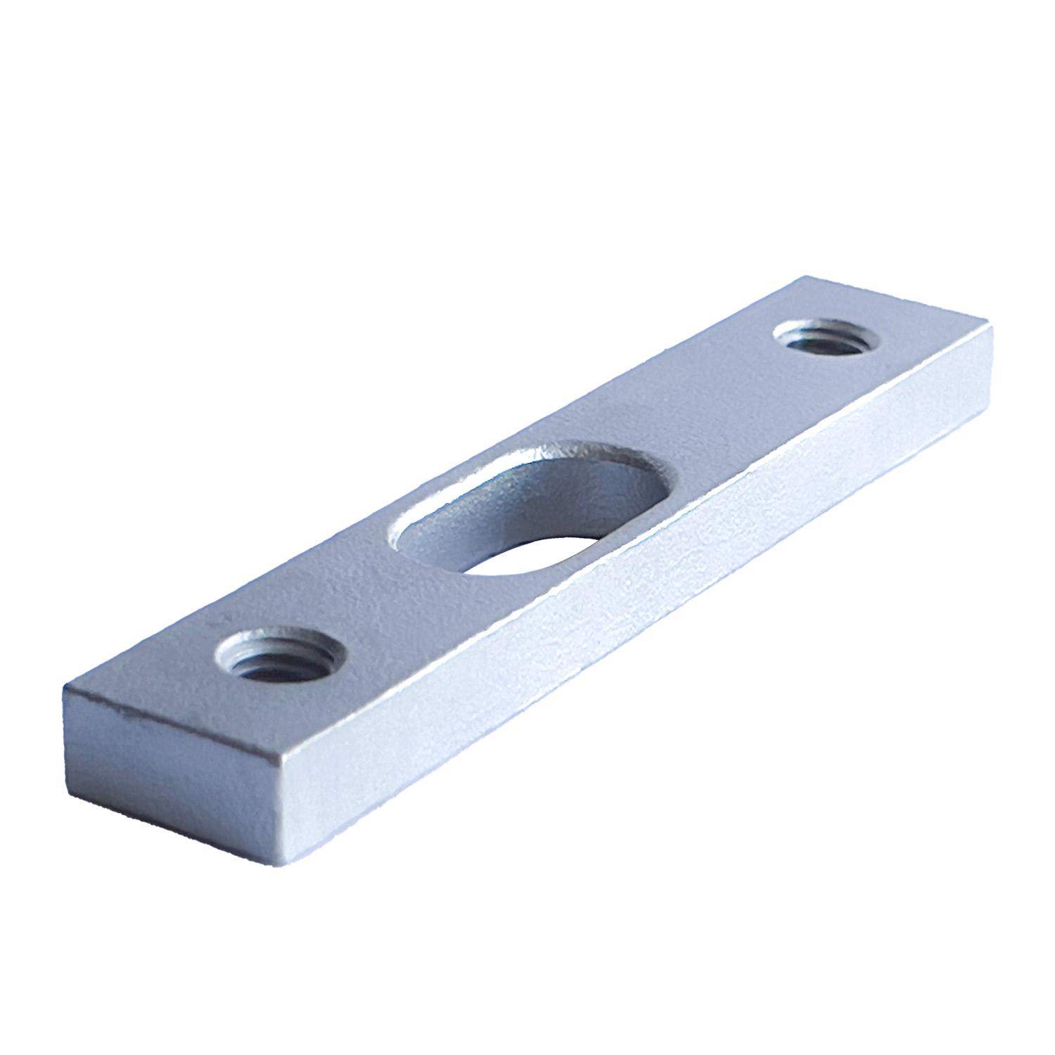 Edelstahl Gewindeschiene 75, 100mm mit Zugankerbohrung 340112050 Suer