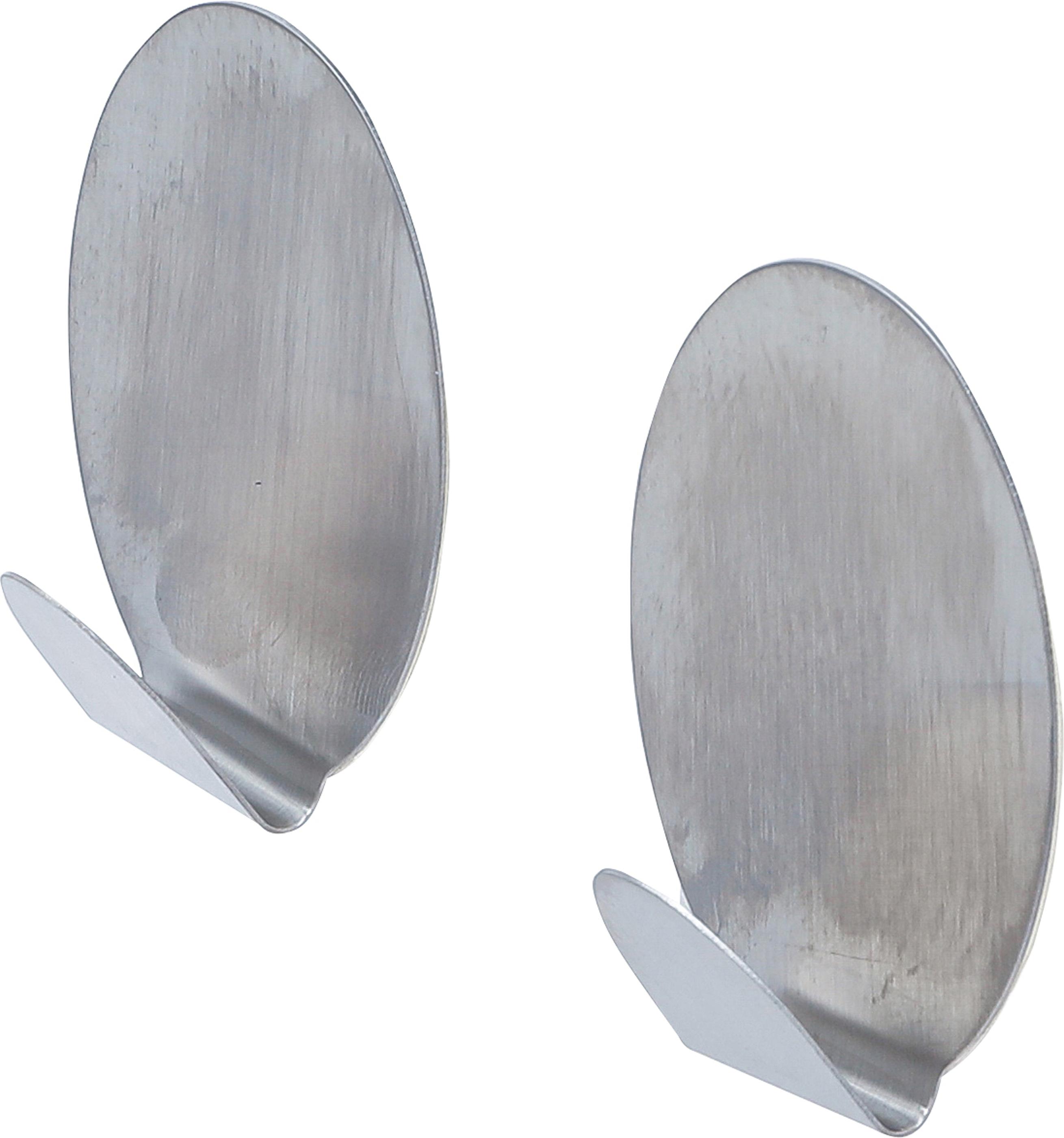 Edelstahl-Klebehaken | 45 x 70 mm | 1,5 kg | 2-tlg. BGS88232