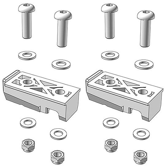 Edscha Führungssatz Portalbalken komplett, Kunststoff 660065030 Suer