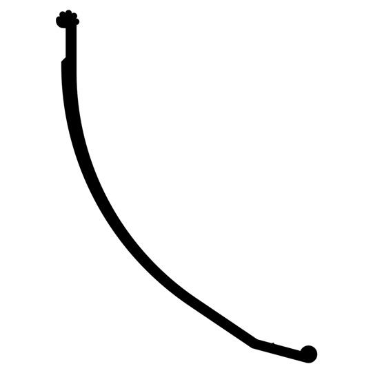 Edscha Profilabdichtung/PVC-Dichtlippe, schw., 120 mm, L 33 m 660758500 Suer