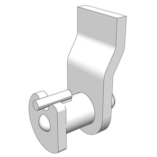 Edscha Wagenfeststeller, Stahl roh 660012240 Suer