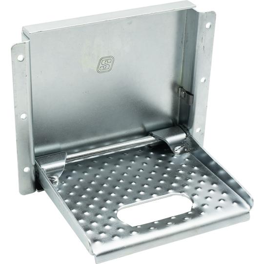 Einbau-Klapptritt, Trittfläche ca. 145 x 115 mm, verzinkt 104131519 Suer