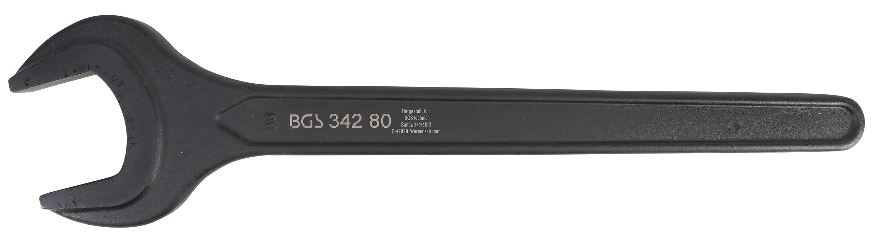 Einmaulschlüssel | DIN 894 | SW 80 mm BGS34280