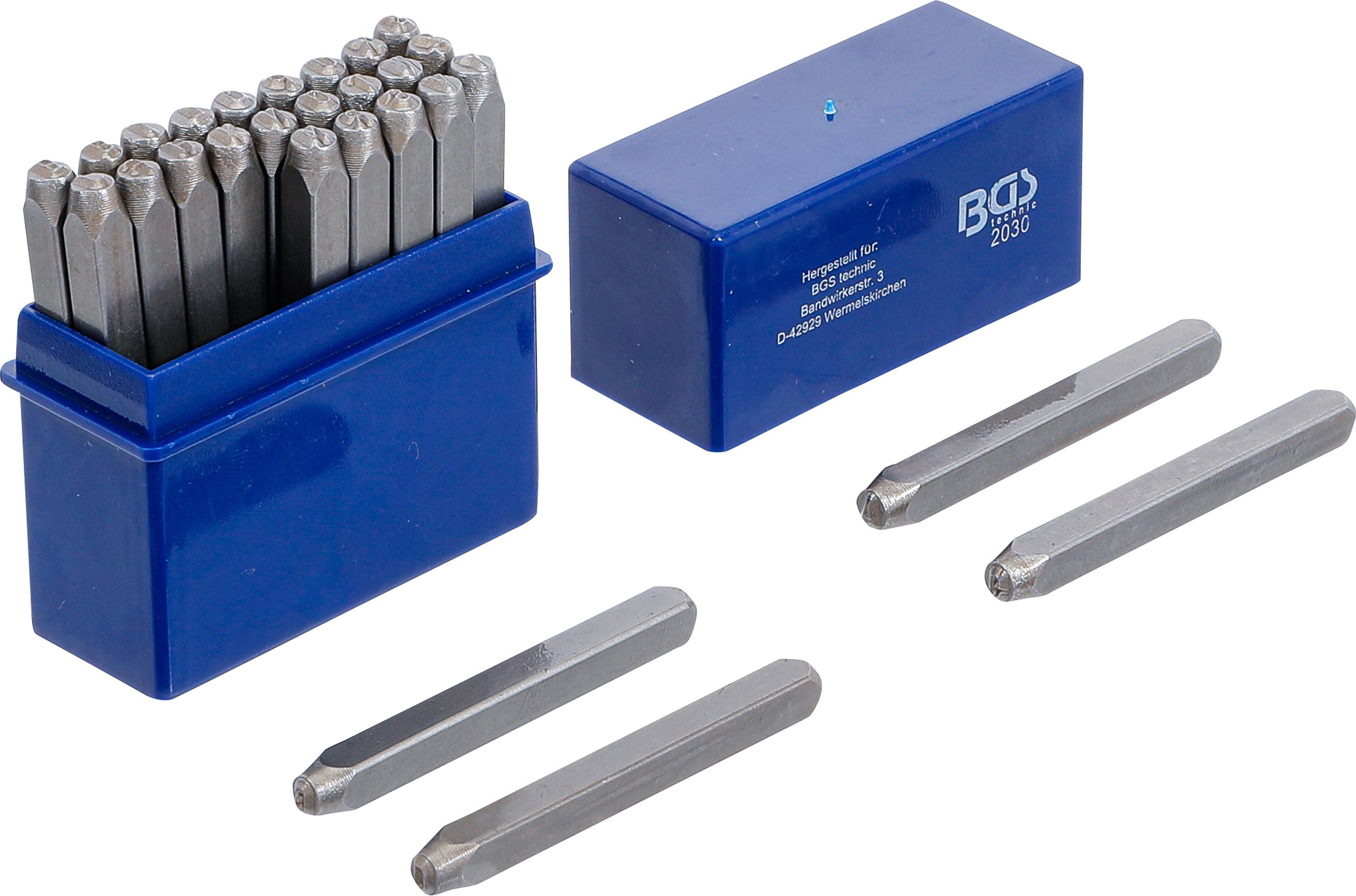 Einschlagbuchstaben | 3 mm BGS2030