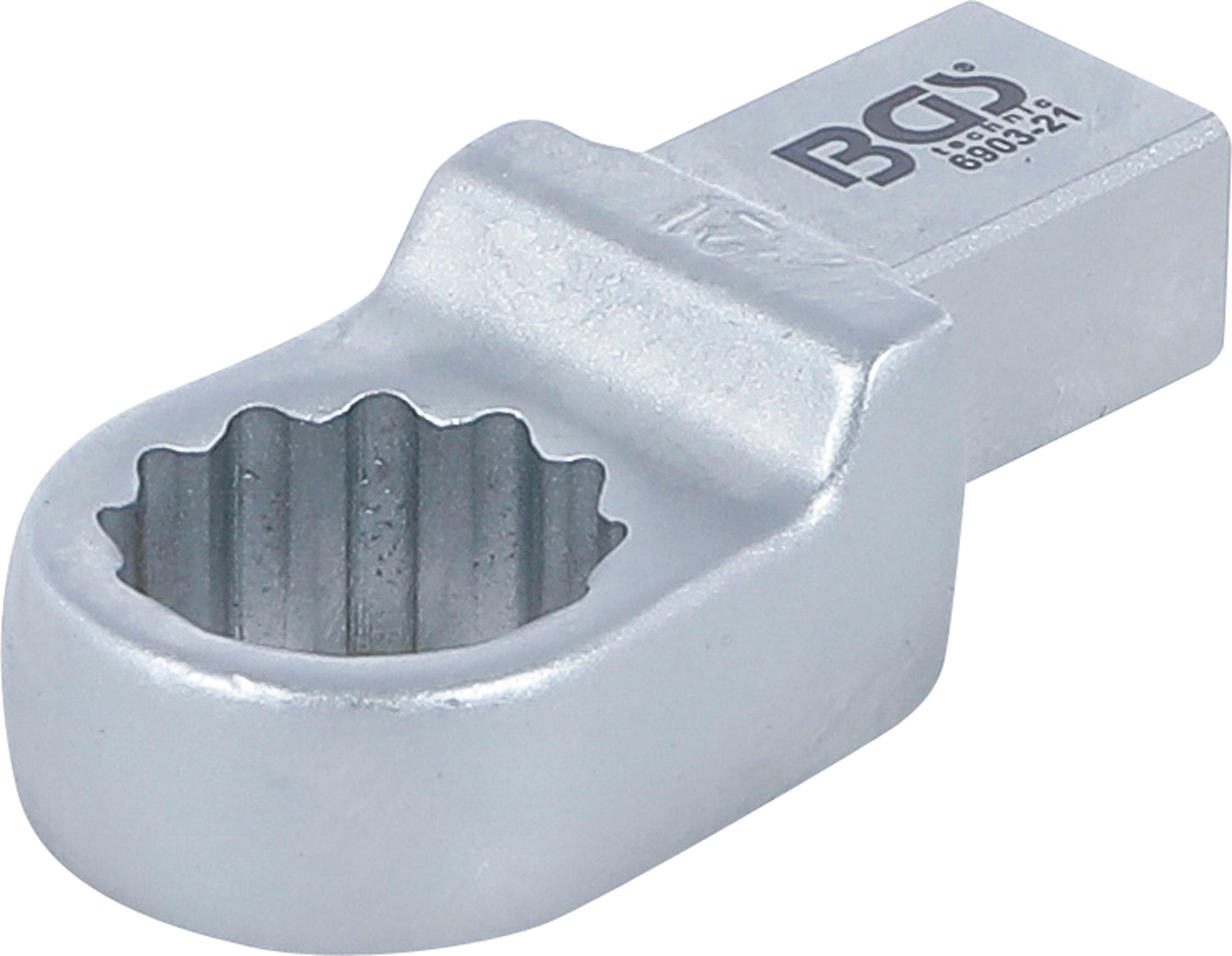 Einsteck-Ringschlüssel | 21 mm | Aufnahme 14 x 18 mm BGS6903-21