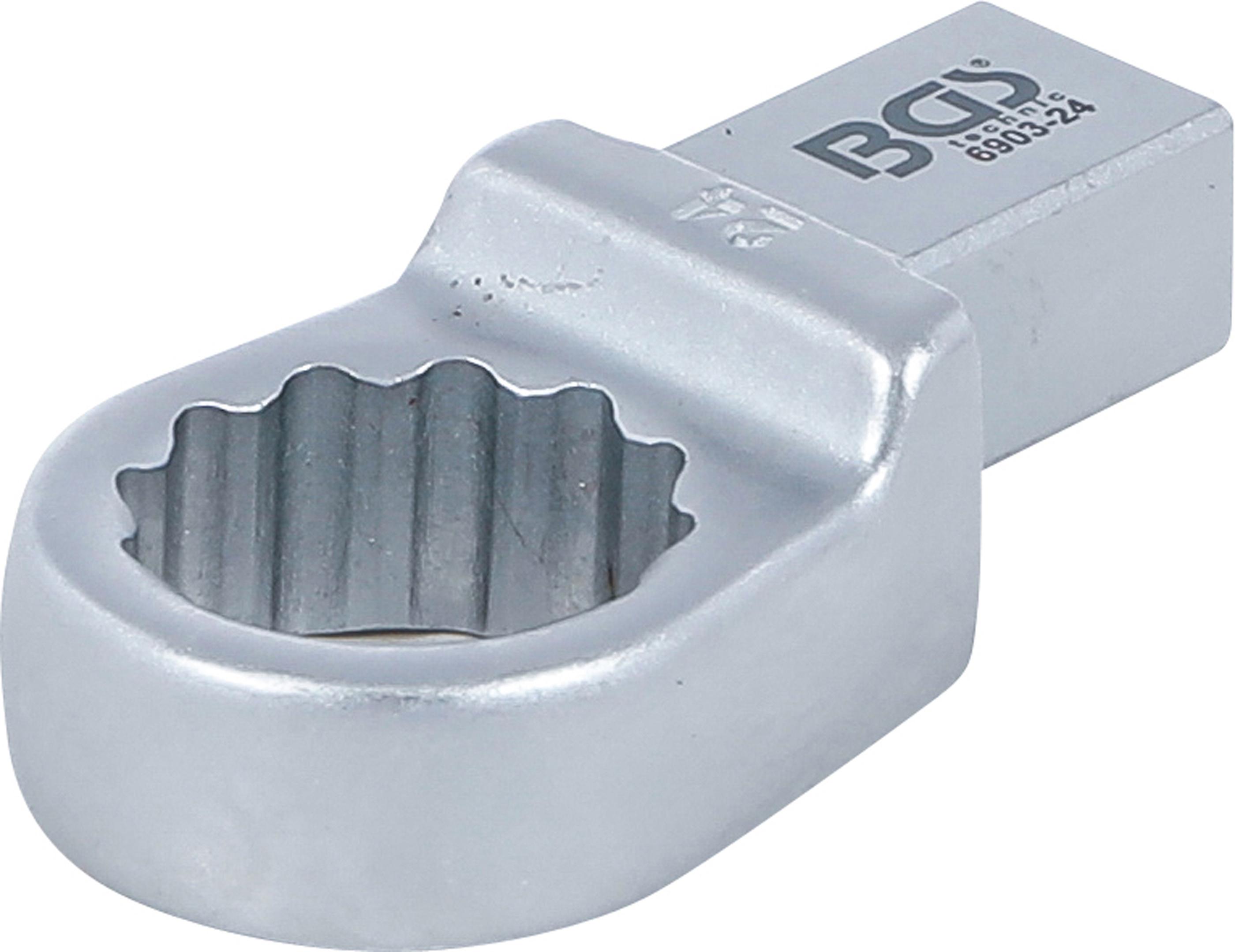 Einsteck-Ringschlüssel | 24 mm | Aufnahme 14 x 18 mm BGS6903-24