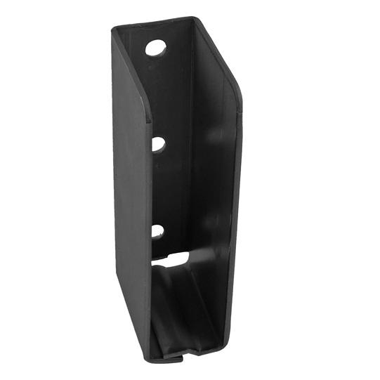 Einstecktasche, geschlossen, mit Lochbild, 50x110x26 mm, KTL 125132031 Suer