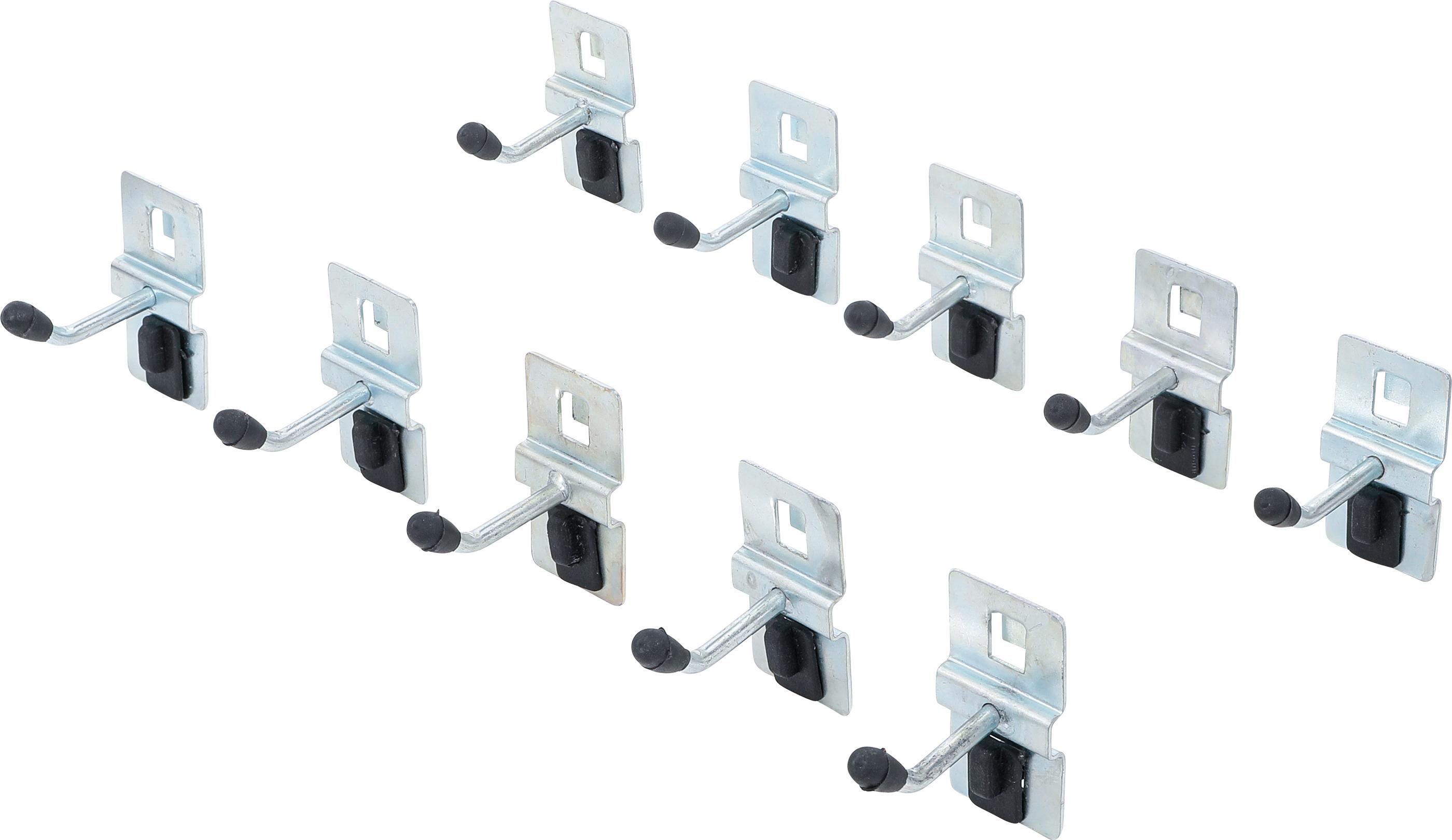 Einzelhaken-Satz | 40 mm | für Schrankwand-System | 10-tlg. BGS80196