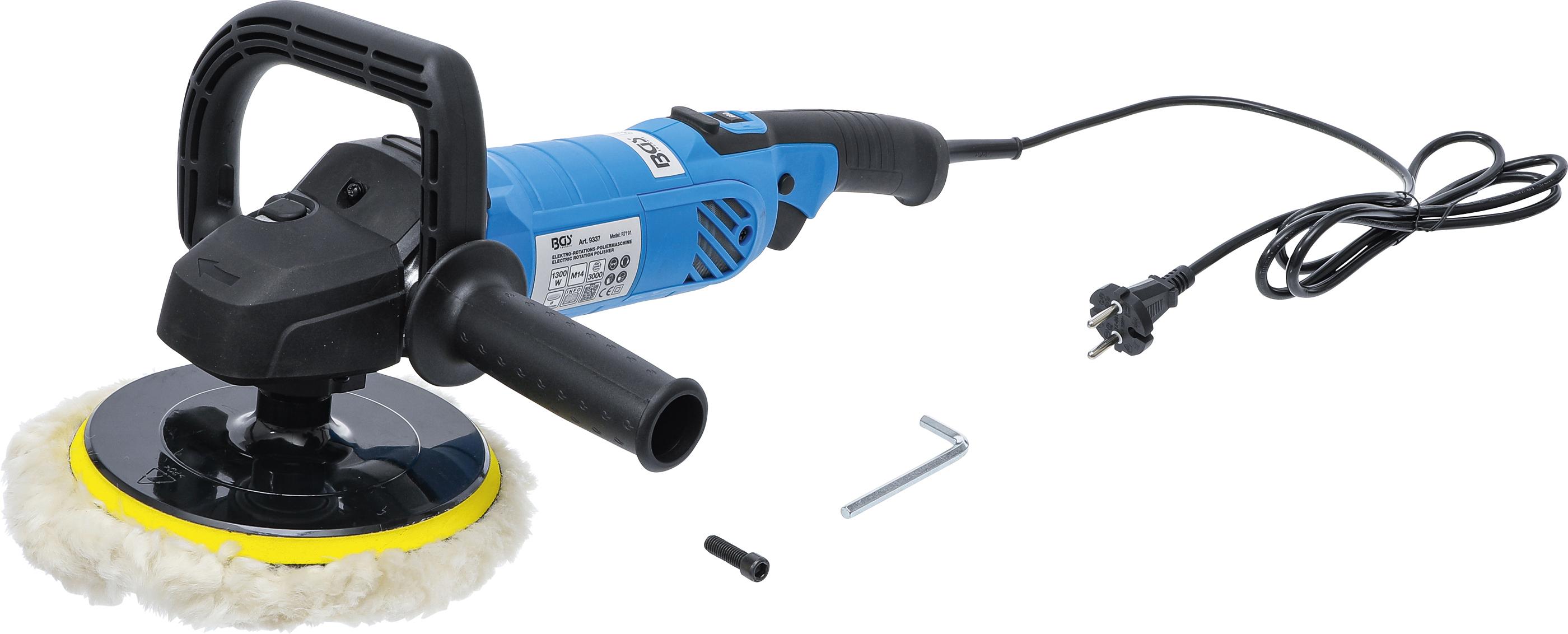 Elektro-Poliermaschine | max. 3000 U/min | 1300 W | Ø 180 mm BGS9337