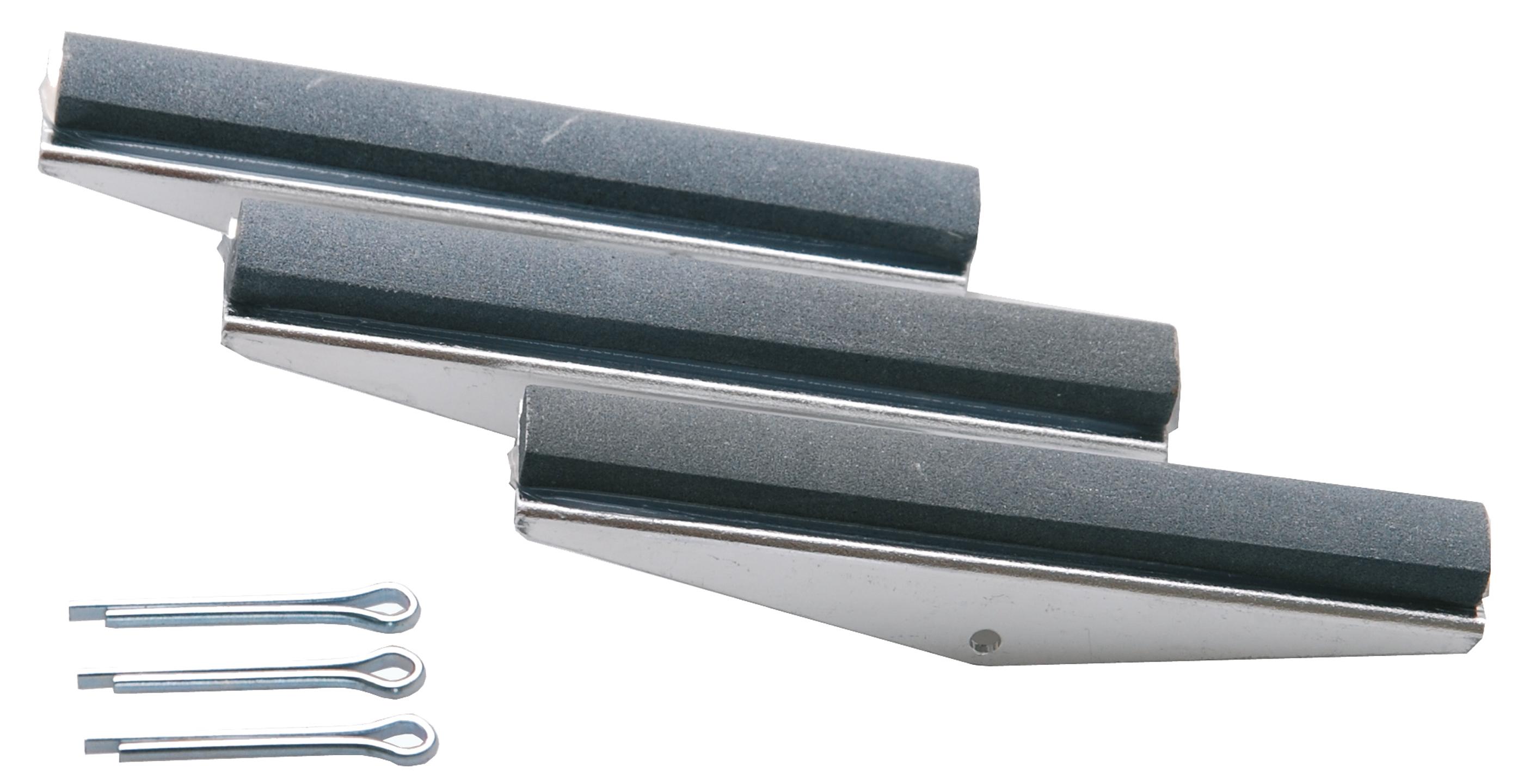 Ersatzbacken für Honwerkzeug Art. 1157 | Backen 75 mm | K 280 | 3-tlg. BGS1258