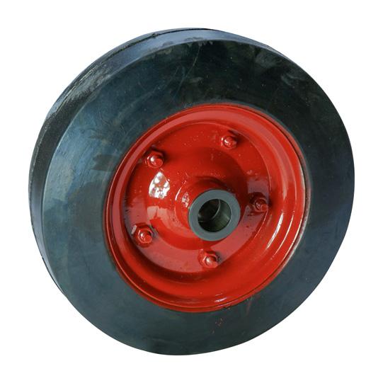 Ersatzrad 250 x 80 mm Vollgummibereifung auf Stahlblechfelge 375161170 Suer