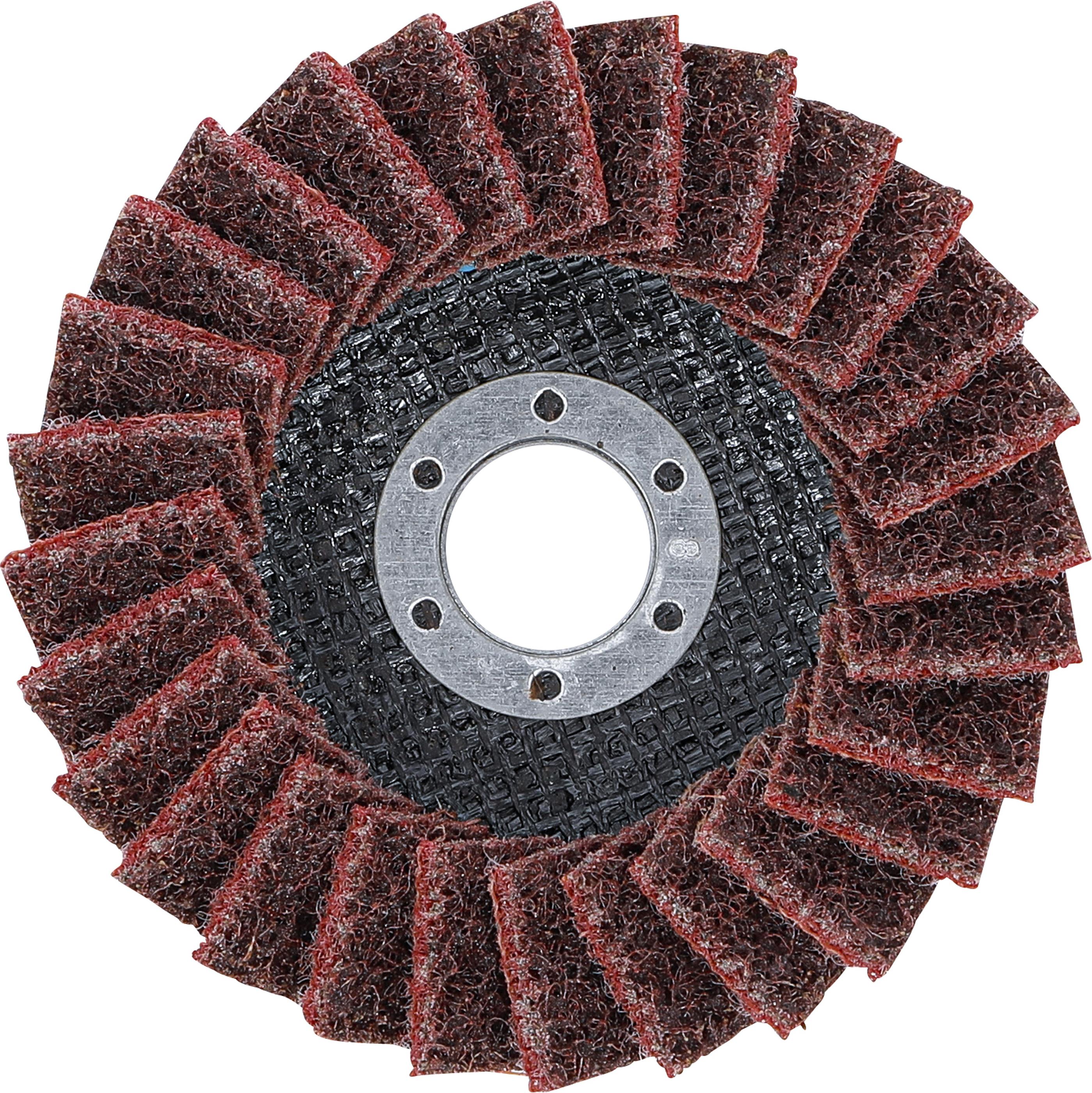 Fächer-Schleif-Scheibe | Vlies | Ø 115 mm | Körnung 120 BGS74473