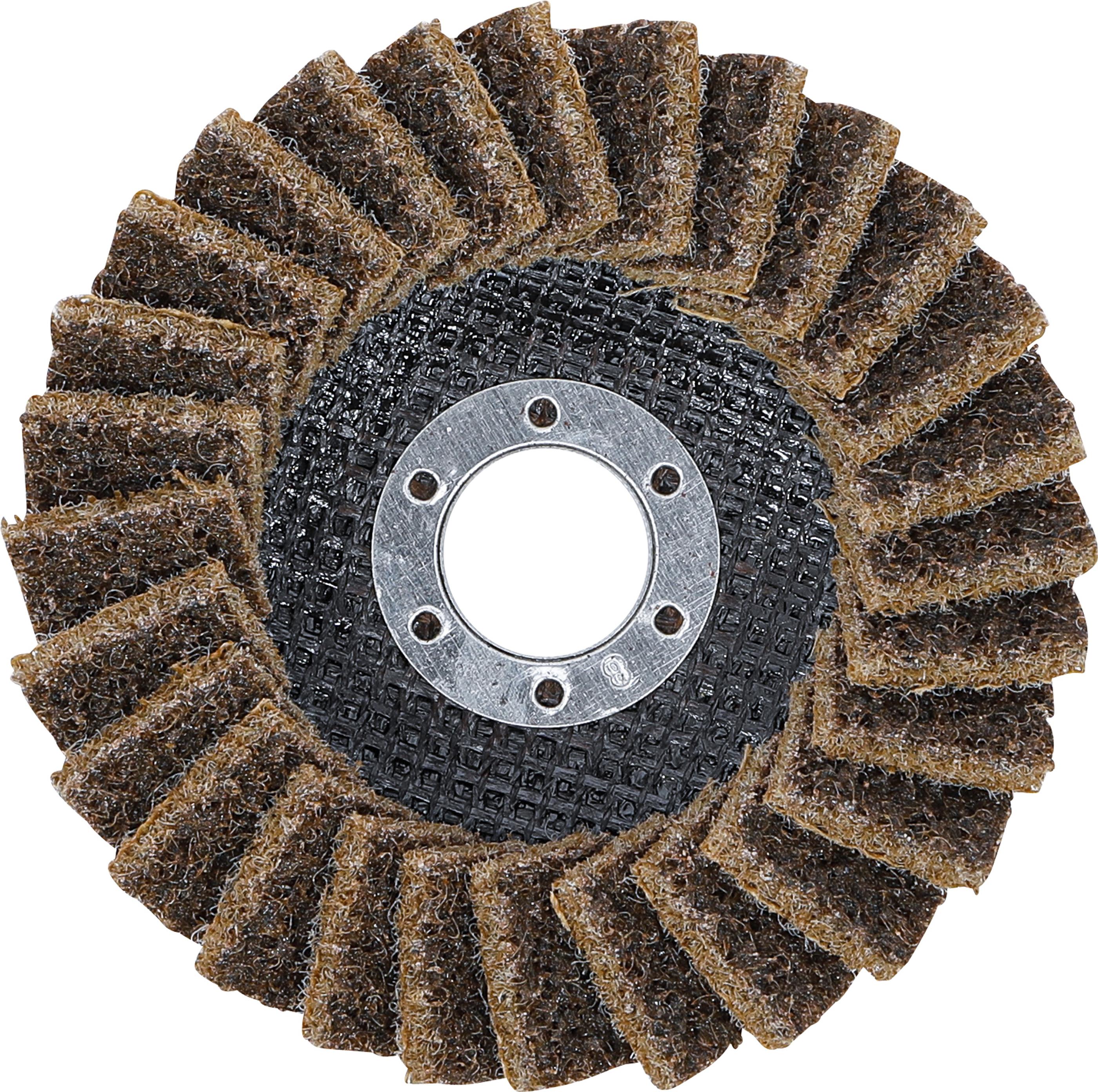 Fächer-Schleif-Scheibe | Vlies | Ø 115 mm | Körnung 80 BGS74471