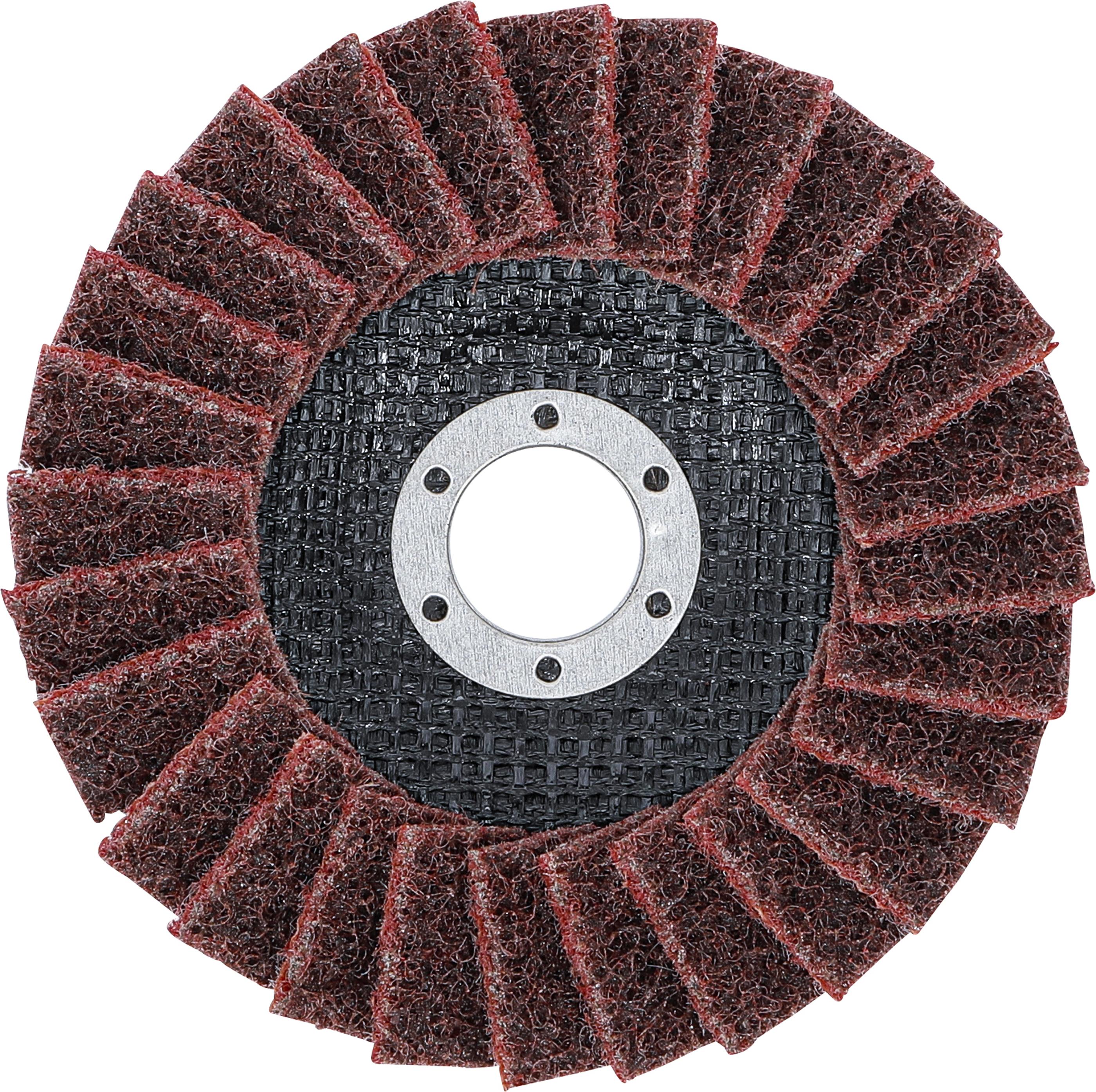 Fächer-Schleif-Scheibe | Vlies | Ø 125 mm | Körnung 120 BGS74474