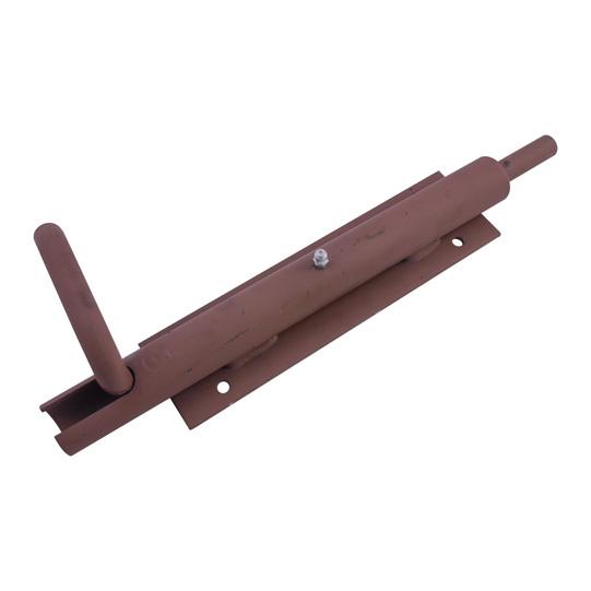 Federriegel 2220/80 Federriegel m. Anschraubplatte, li, Stahl 125101640 Suer