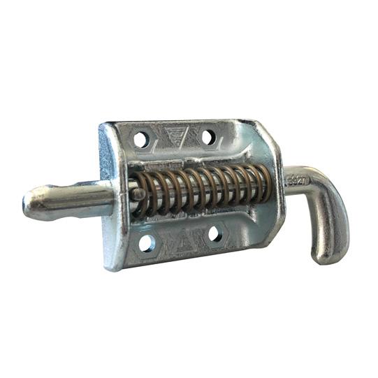 Federriegel 3927 mit Anschraubplatte, Stahl verzinkt 103102509 Suer