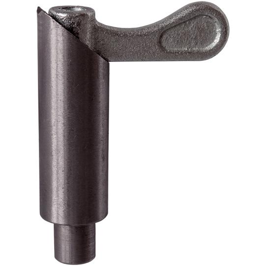 Federriegel S 1214 N, Ø 12 mm, Hub 14 mm, Handhebel verzinkt 215102333 Suer