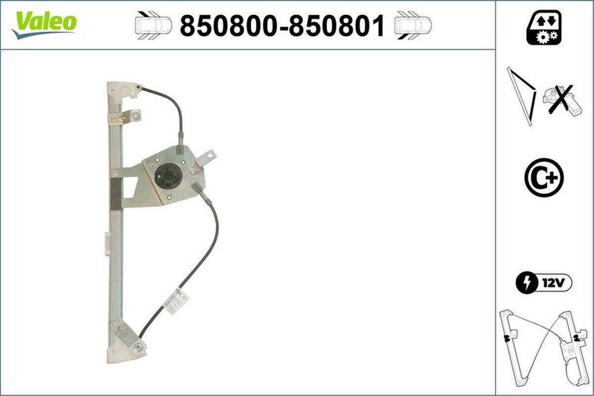 Fensterheber hinten links elektrisch VALEO für RENAULT MEGANE II