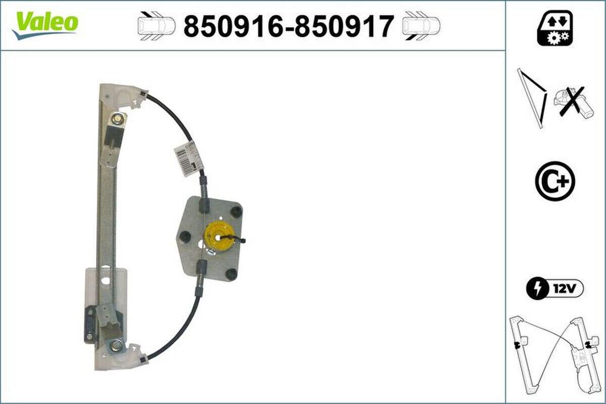 Fensterheber hinten links elektrisch VALEO für VW PASSAT B6