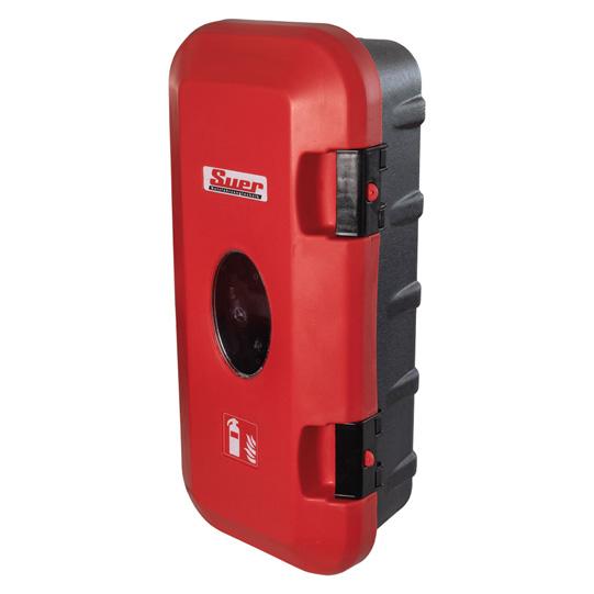 Feuerlöscherkasten 6/9 kg, Polyethylen, mit Logo 390144272 Suer