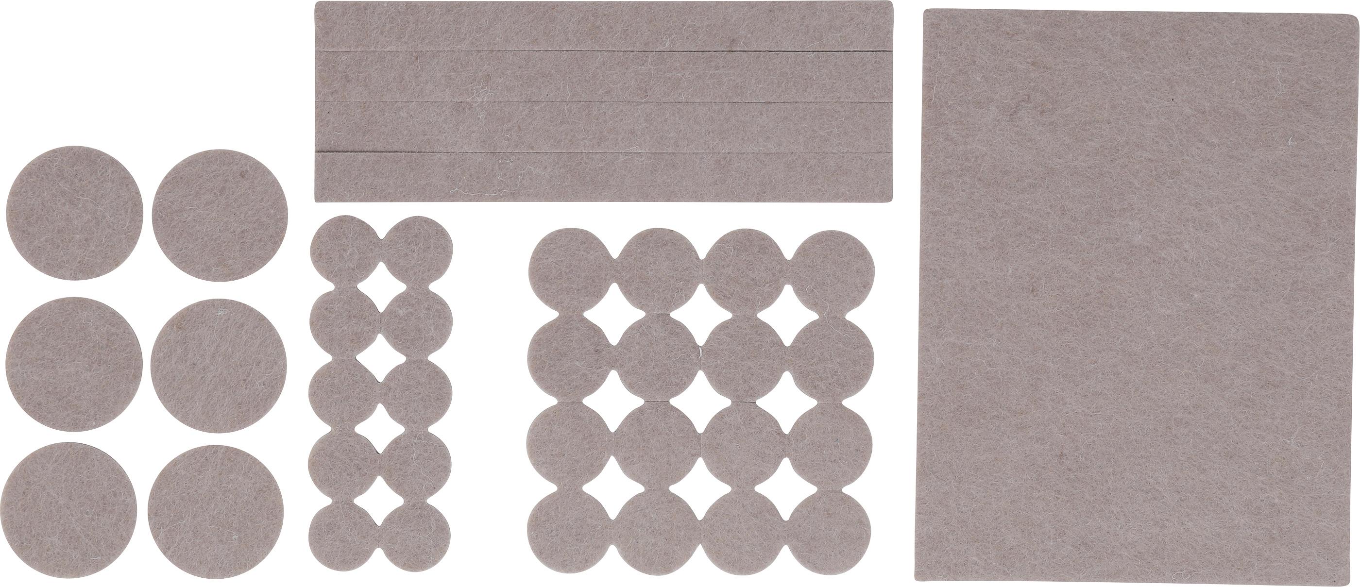 Filzgleiter-Satz | beige | 38-tlg. BGS80715