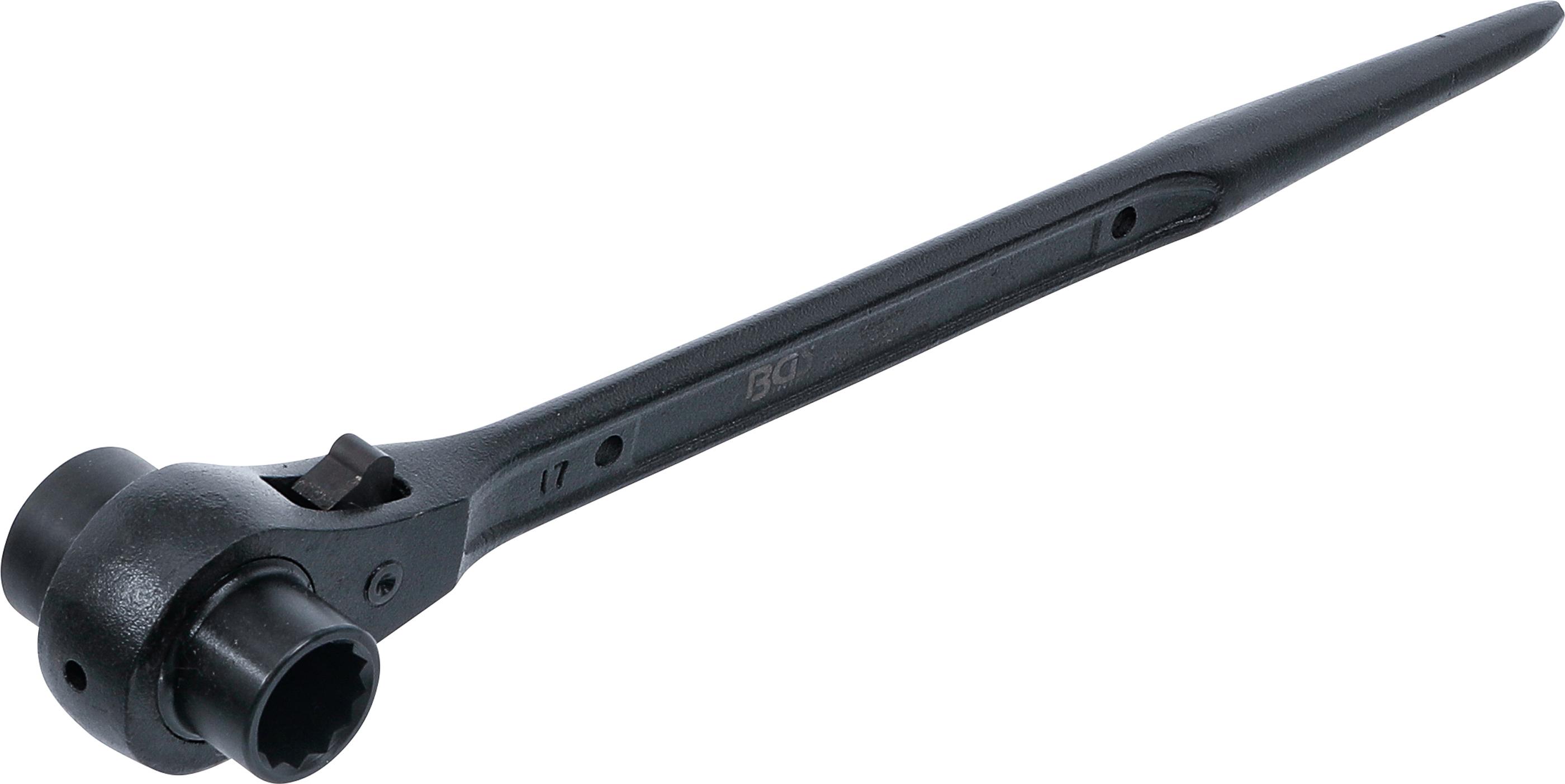 Gerüstbauer-Knarre | SW 17 x 19 mm BGS308