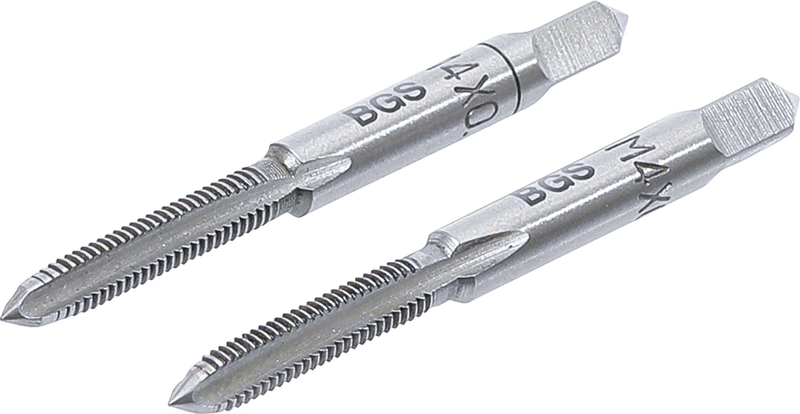 Gewindebohrer | Vor- und Fertigschneider | M4 x 0,7 | 2-tlg. BGS1900-M4X0.7-B